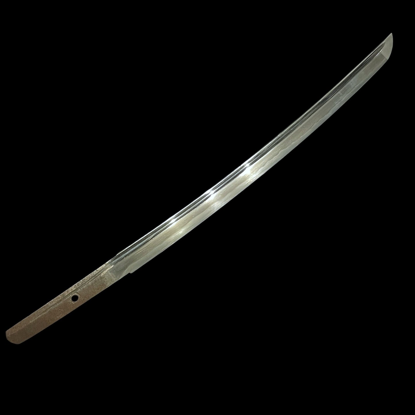 Plum TSUBA Short Wakizashi, Komedawara 米俵 Fuchi Edo period mumei