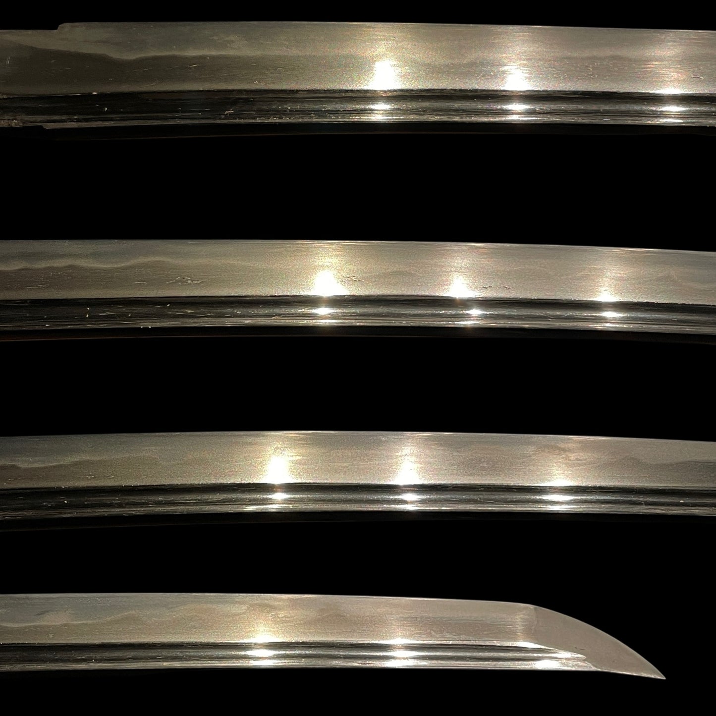 Plum TSUBA Short Wakizashi, Komedawara 米俵 Fuchi Edo period mumei