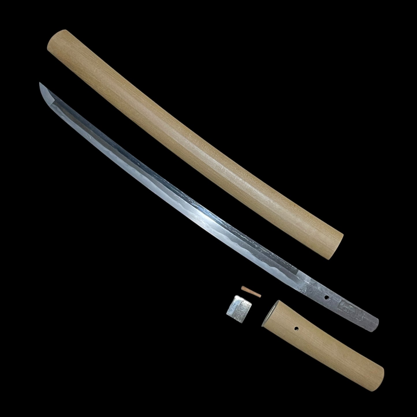 Rare Gakumei 額銘, Kunitsugu 国次 signed Wakizashi, KOTO Muromachi period