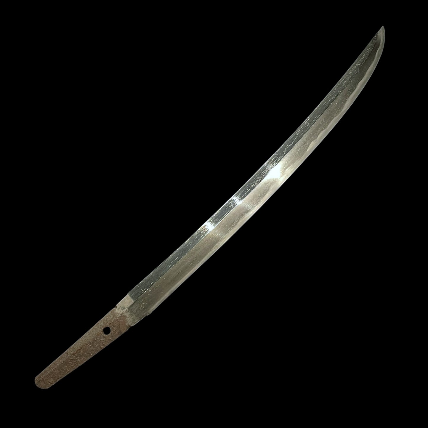 Shobuzukuri Wakizashi 菖蒲造脇差, Torame-Shirasaya 虎目白鞘, Edo period mumei