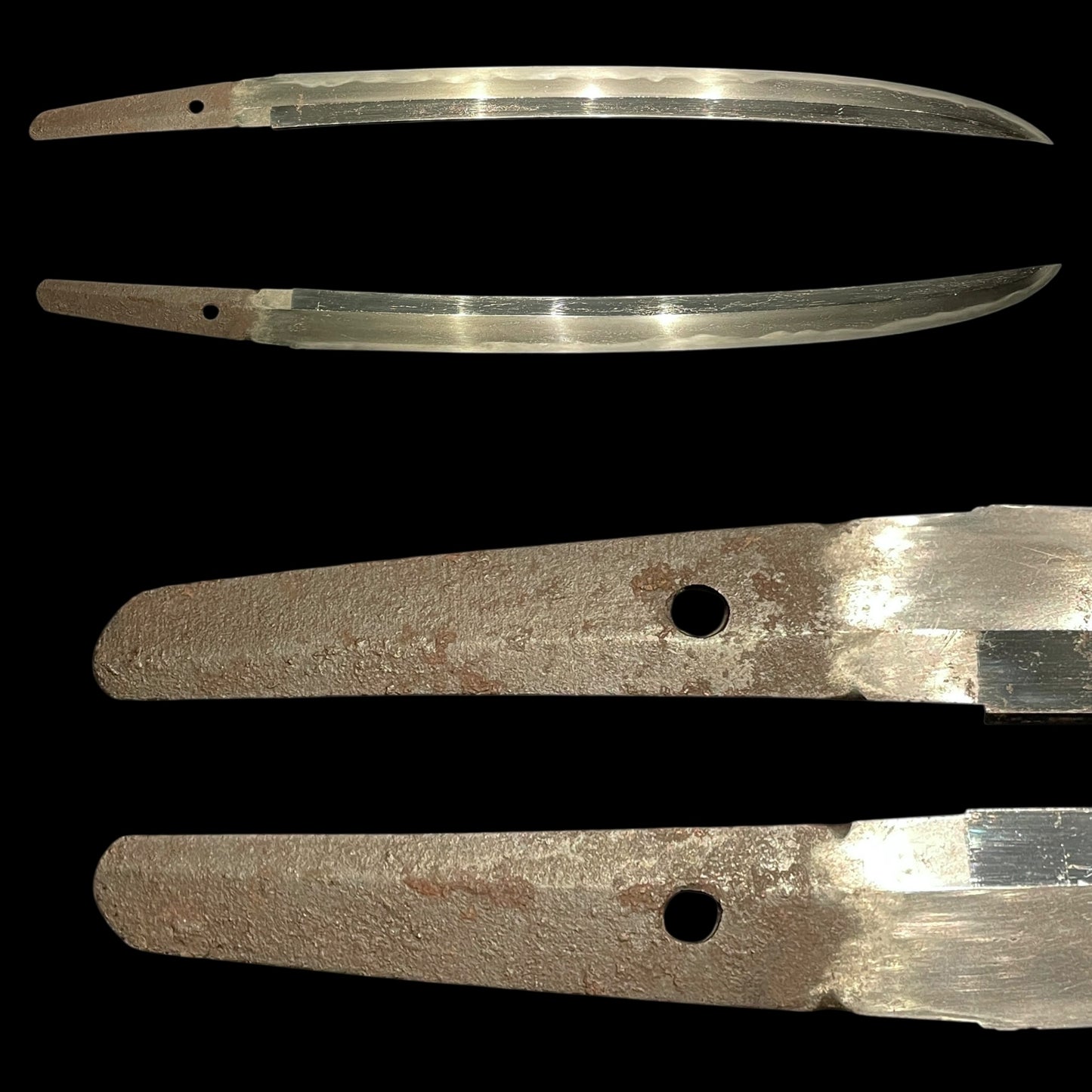 Shobuzukuri Wakizashi 菖蒲造脇差, Torame-Shirasaya 虎目白鞘, Edo period mumei