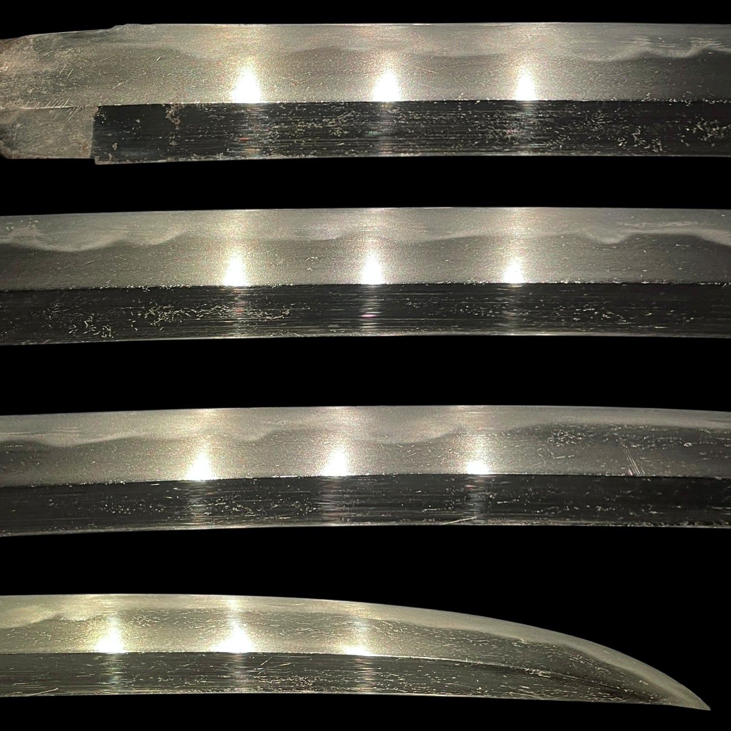 Shobuzukuri Wakizashi 菖蒲造脇差, Torame-Shirasaya 虎目白鞘, Edo period mumei