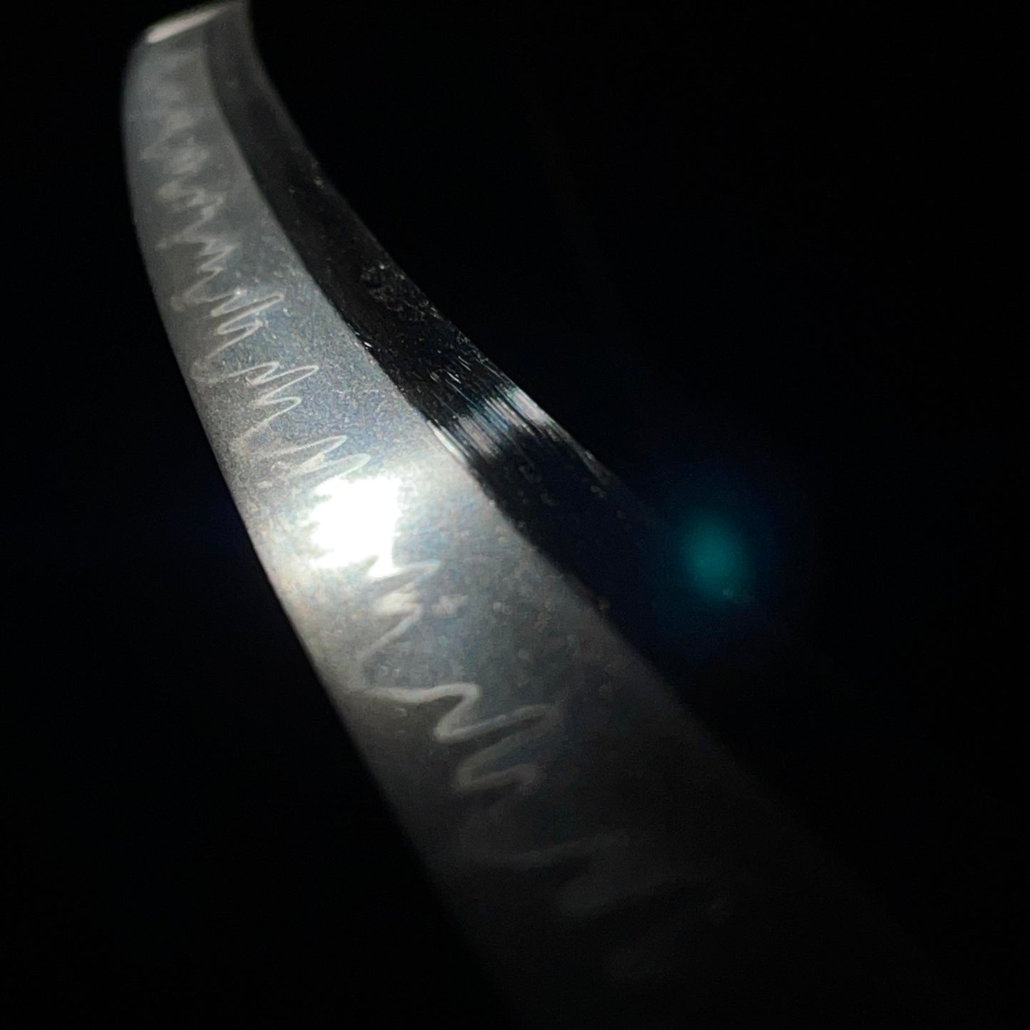 Horse Fuchikashira Wakizashi, Osafune Sukesada February 1505 備前国住人長船祐定 signed,