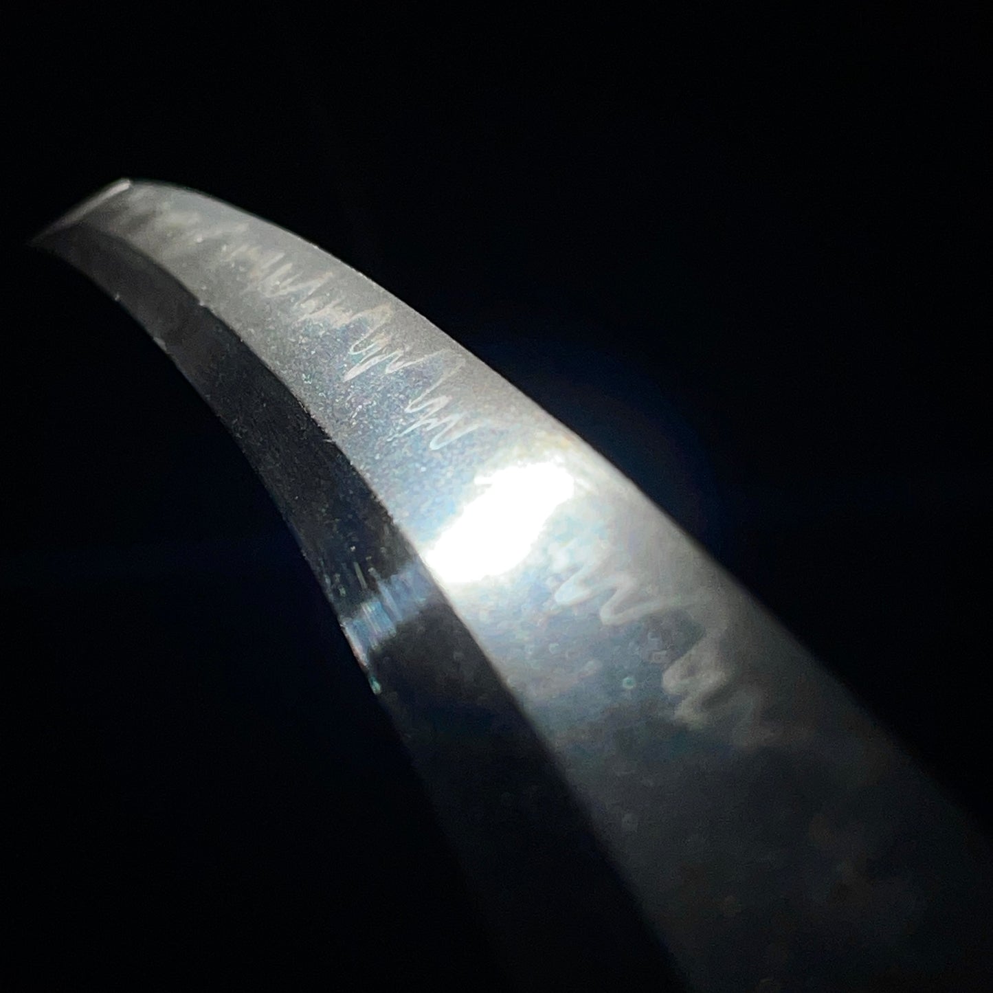 Horse Fuchikashira Wakizashi, Osafune Sukesada February 1505 備前国住人長船祐定 signed,