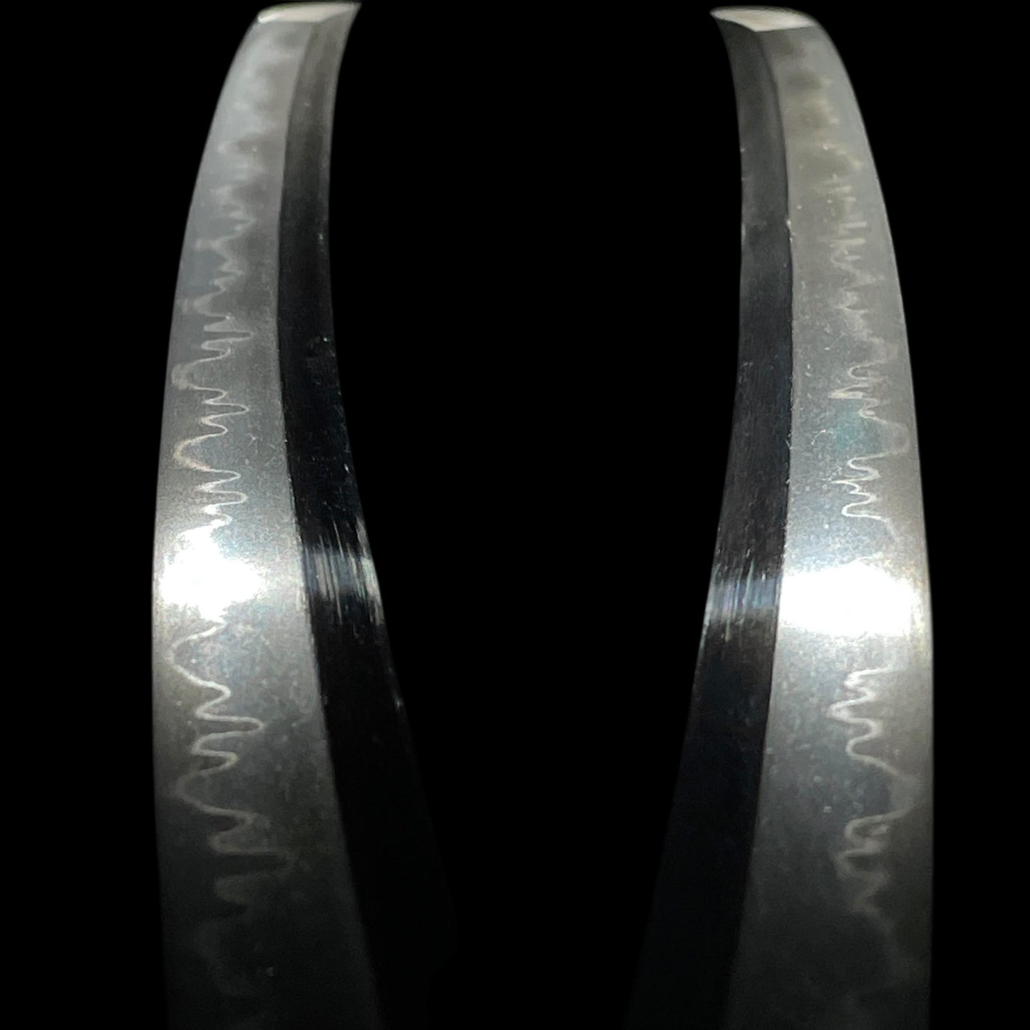 Horse Fuchikashira Wakizashi, Osafune Sukesada February 1505 備前国住人長船祐定 signed,