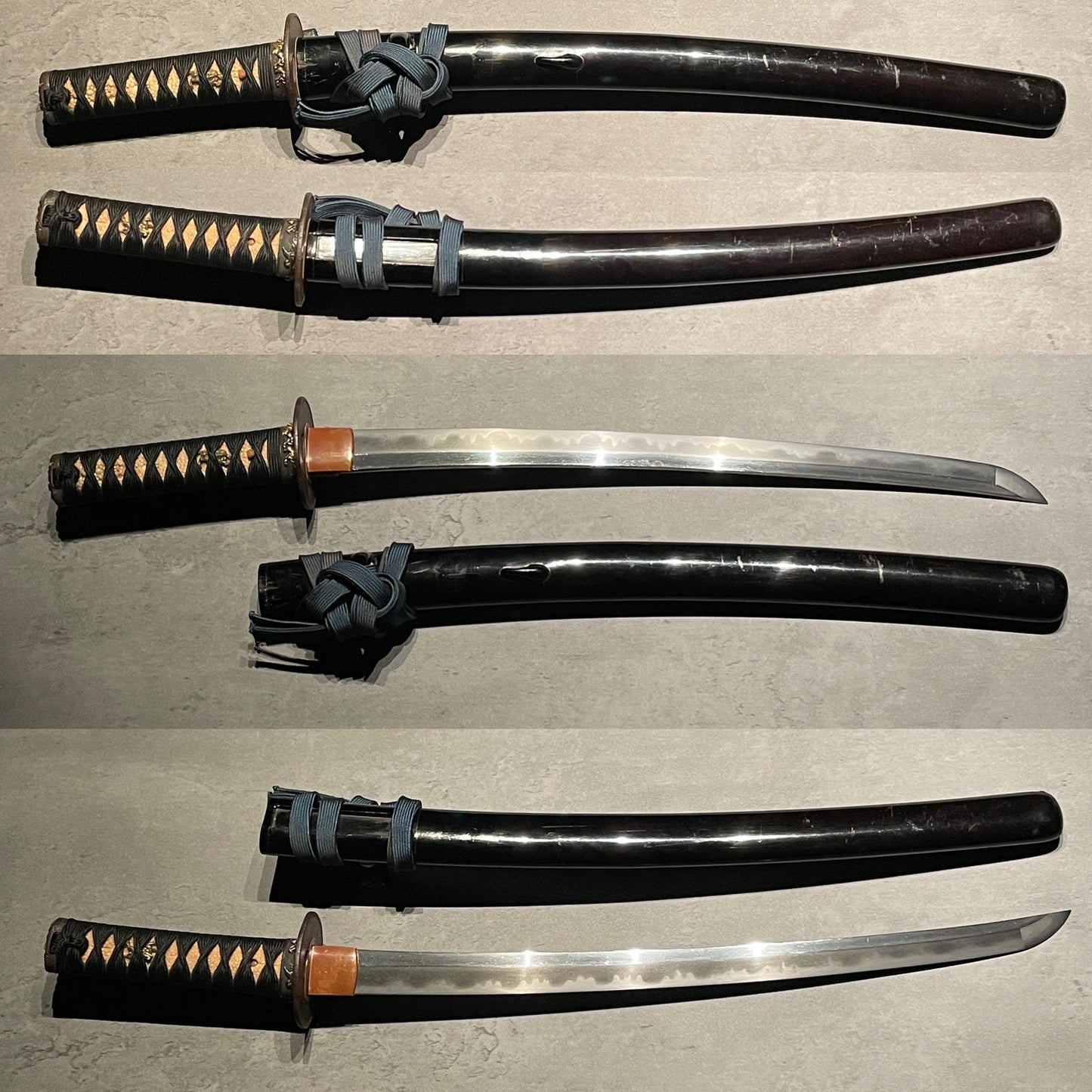 Horse Fuchikashira Wakizashi, Osafune Sukesada February 1505 備前国住人長船祐定 signed,