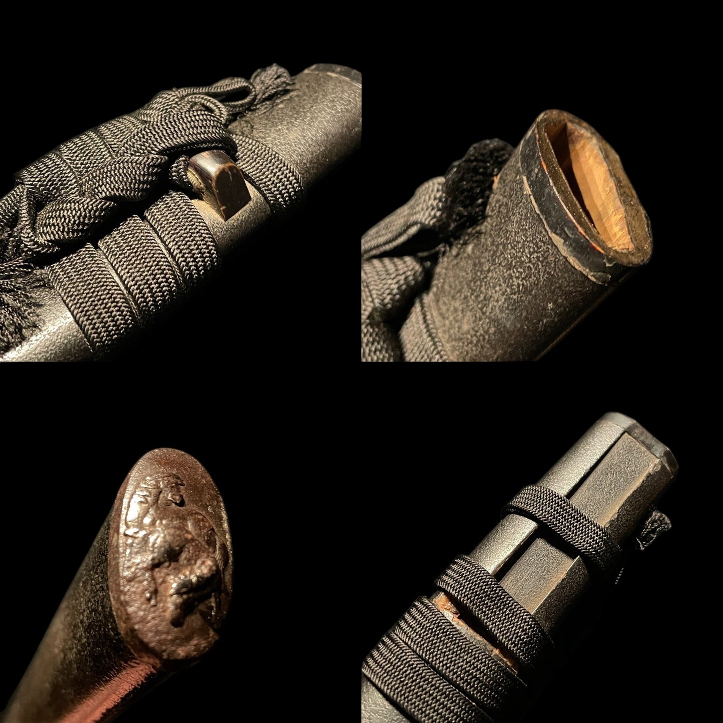 Plum Tsuba Short Wakizashi, Butterfly Fuchi, Edo period mumei