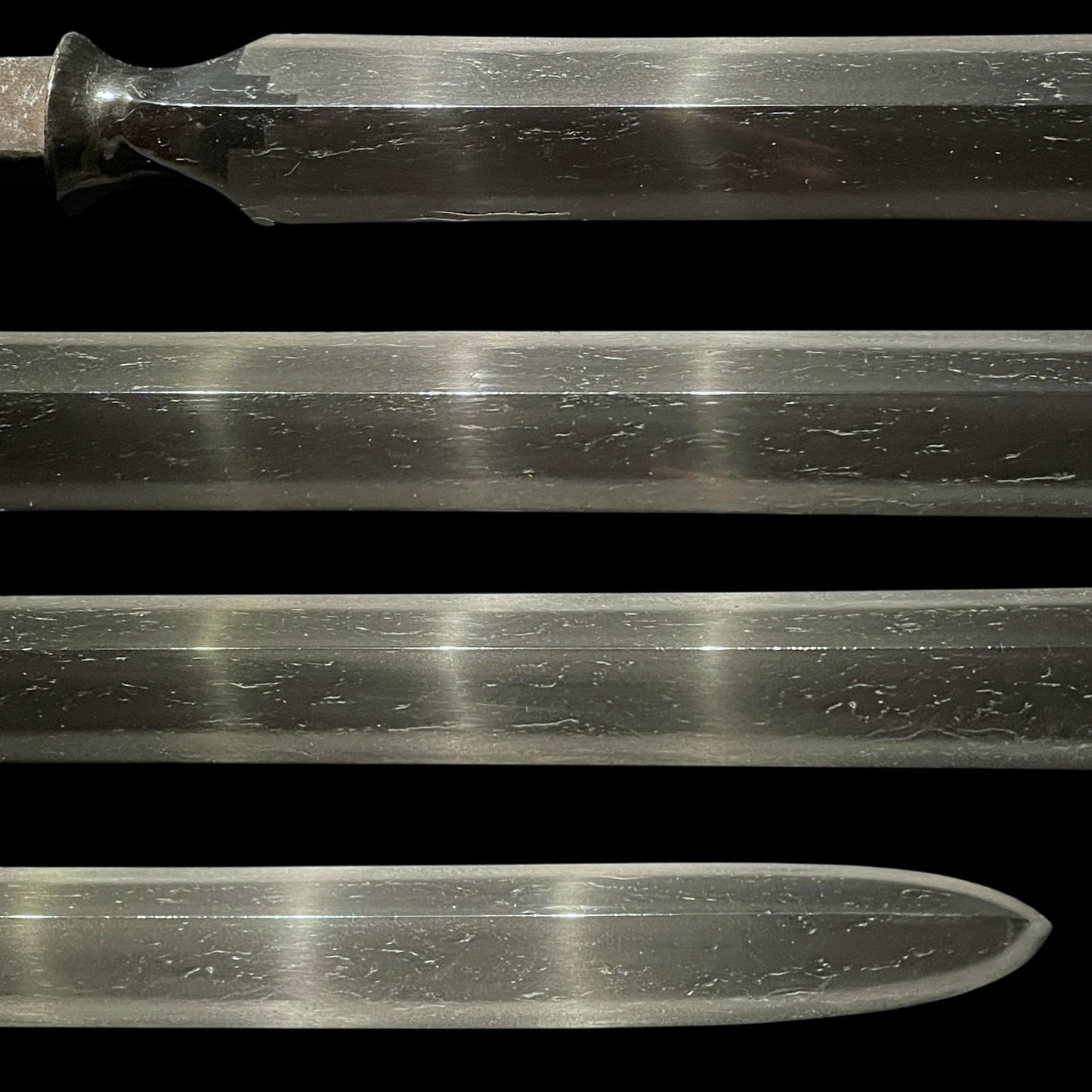 Hirasankaku Yari 平三角槍, 朱塗樋, Edo period mumei