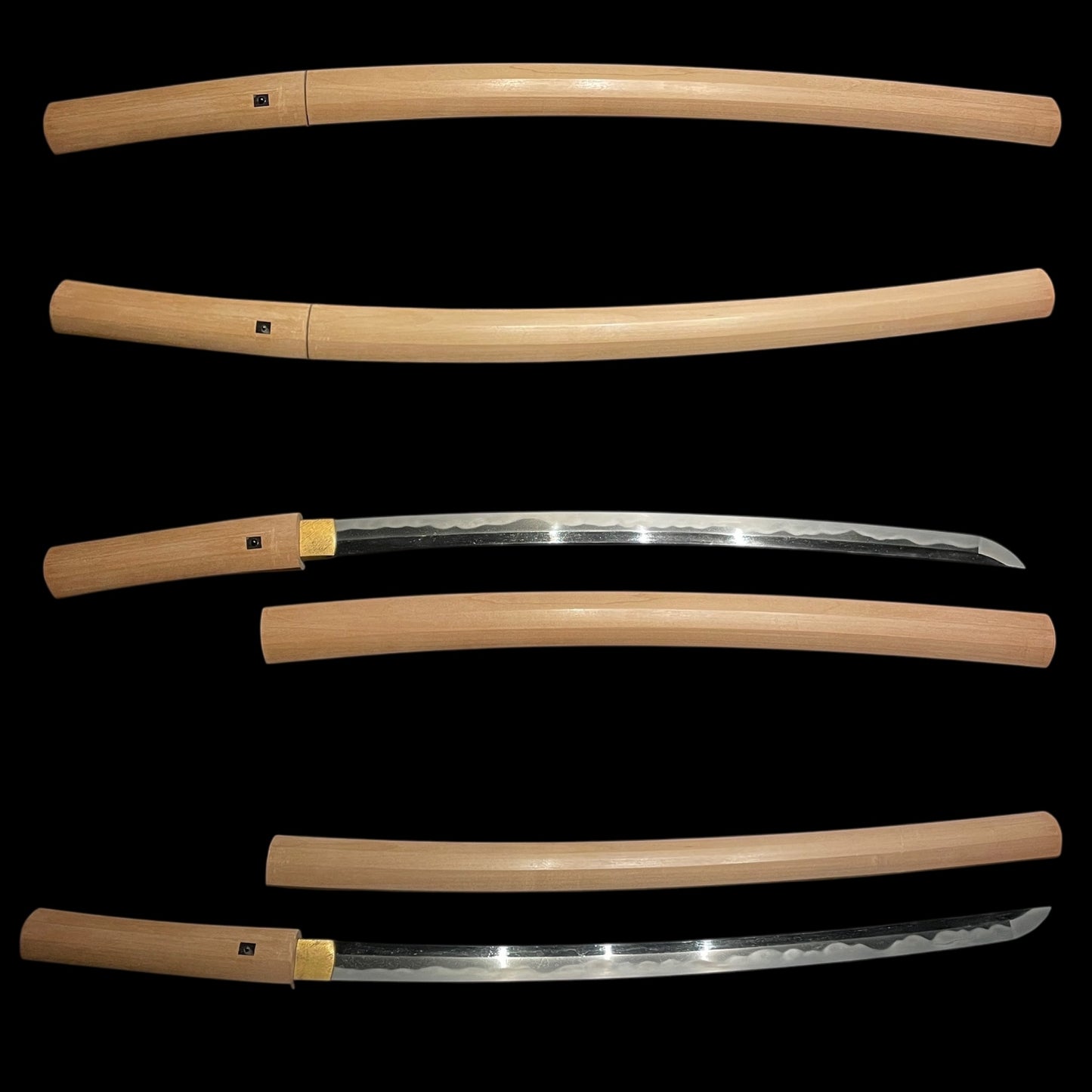 Bishuosafune Tadamitsu 備州長船忠光 signed WAKIZASHI, Polished Blade, Muromachi period