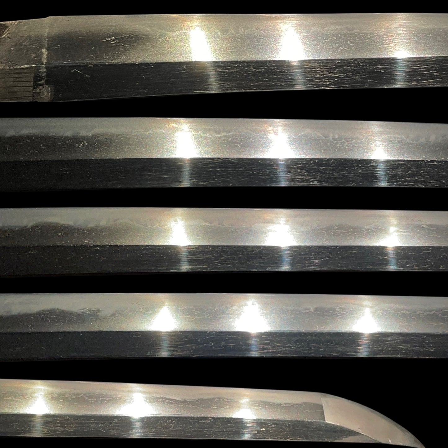 Long Wakizashi in Shirasaya, 虎目鞘 装飾巾木, Edo period mumei