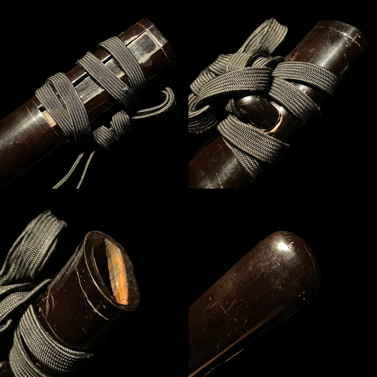 Bell cricket Fuchikashira 鈴虫縁頭, Shobuzukuri Long WAKIZASHI, Edo period mumei