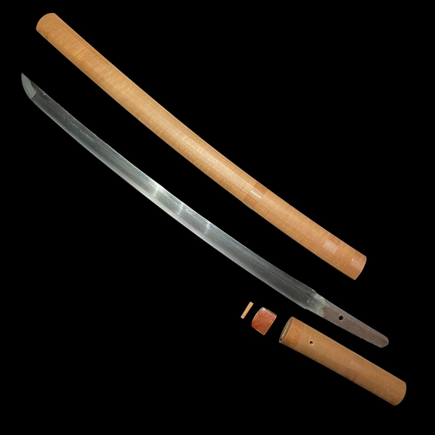 Taira Takada 平高田 Rugged Long WAKIZASHI, Muromachi period, with NBTHK Certificate