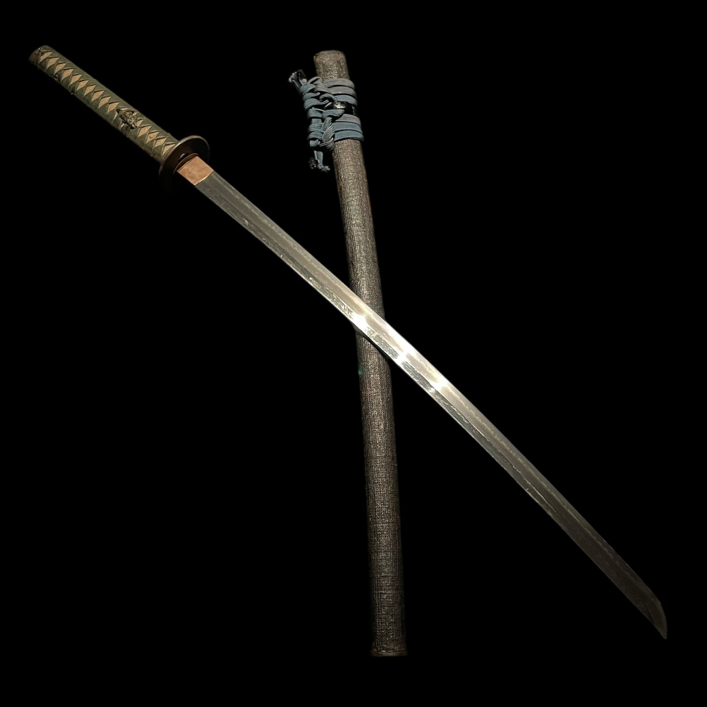 Long KATANA Kaneyuki 金行 signed, Nagasa 70.1cm (27.6in),  Heavy Blade, Edo period
