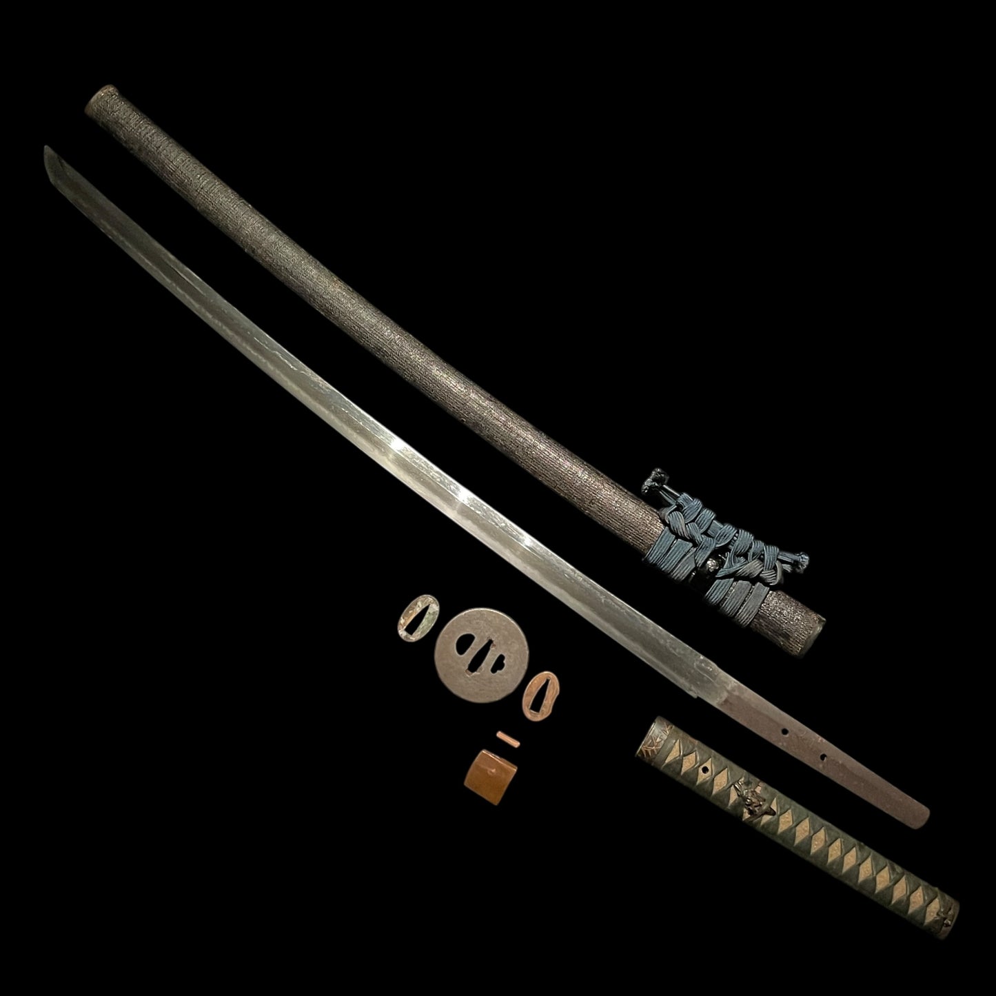 Long KATANA Kaneyuki 金行 signed, Nagasa 70.1cm (27.6in),  Heavy Blade, Edo period