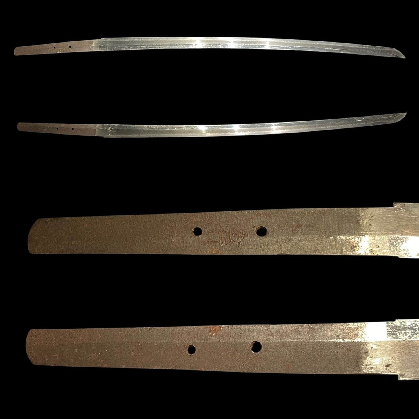 Long KATANA Kaneyuki 金行 signed, Nagasa 70.1cm (27.6in),  Heavy Blade, Edo period