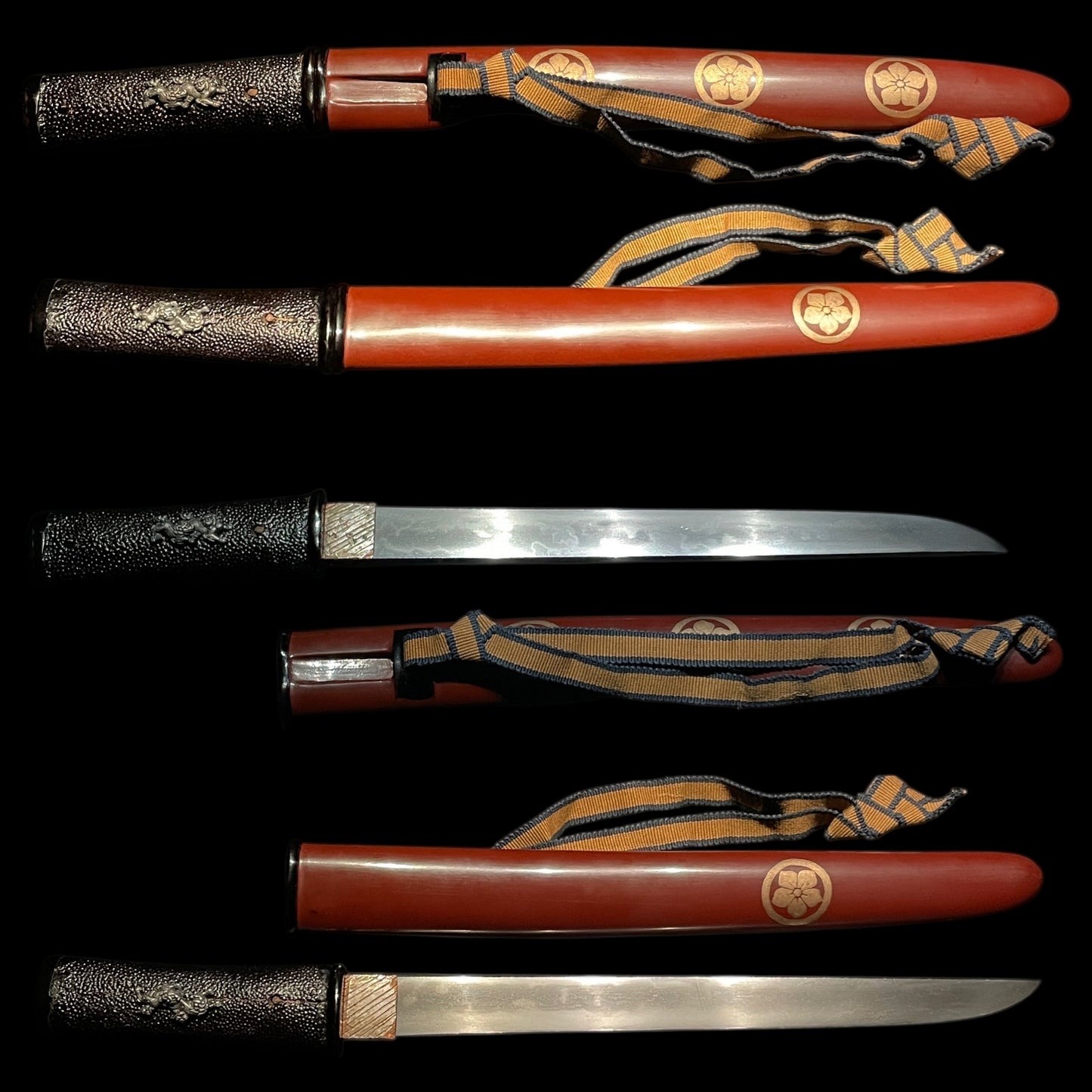 HITATSURA 皆焼, Rare Style Hamon TANTO, Hakushuju Hiroga 伯州住広賀 signed