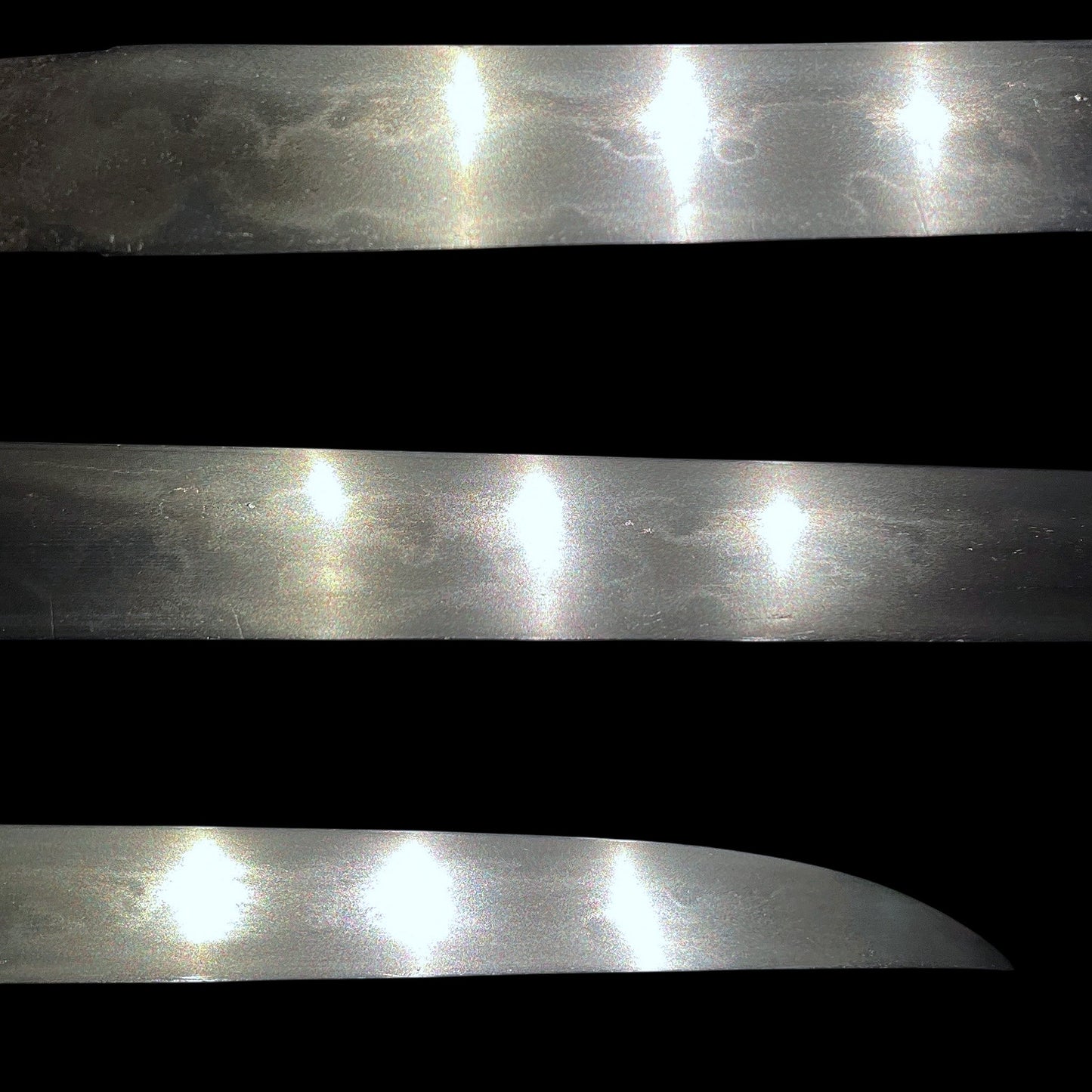 HITATSURA 皆焼, Rare Style Hamon TANTO, Hakushuju Hiroga 伯州住広賀 signed