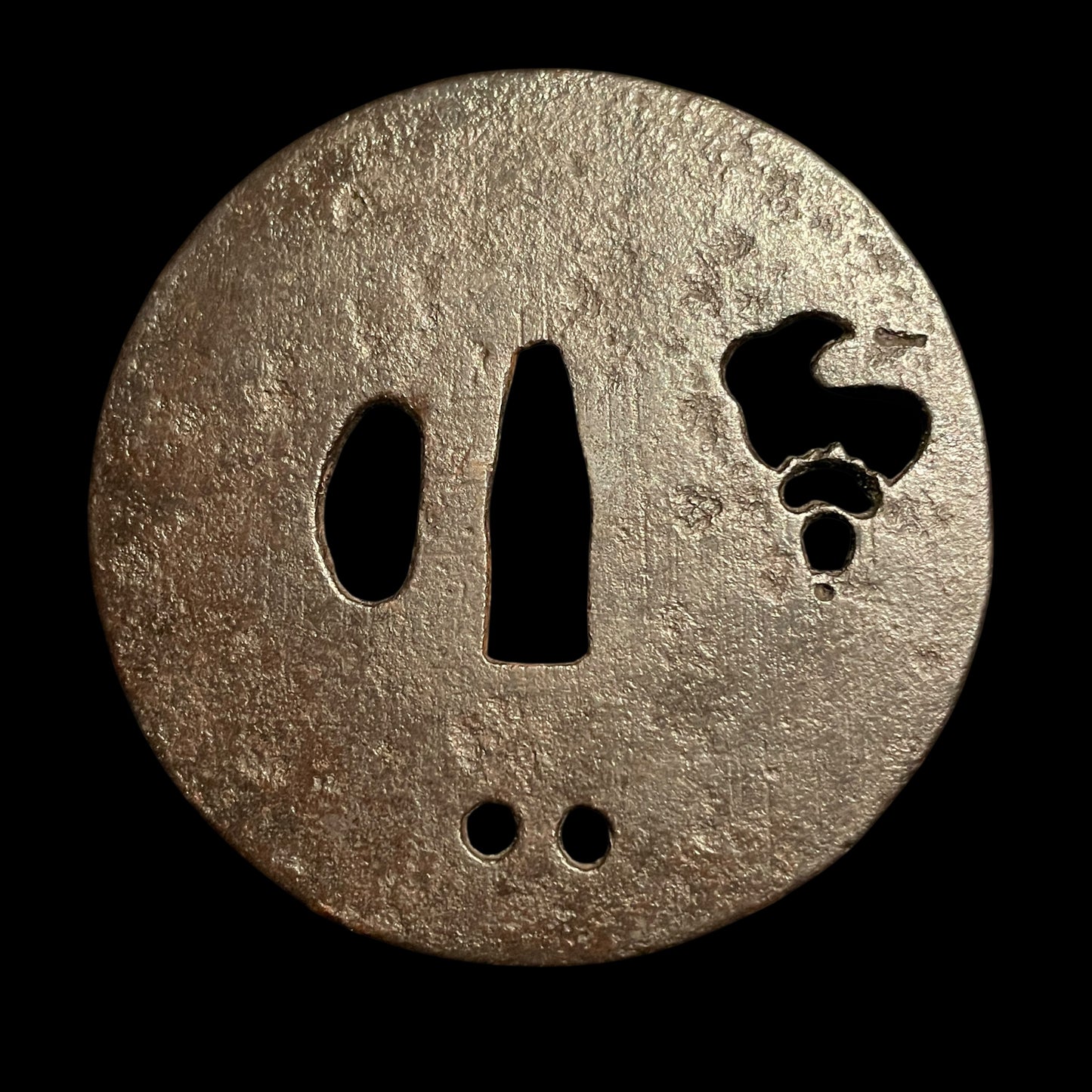 Long WAKIZASHI, Spider Web Kojiri, Signed Tosho TSUBA, Rayskin Scabbard