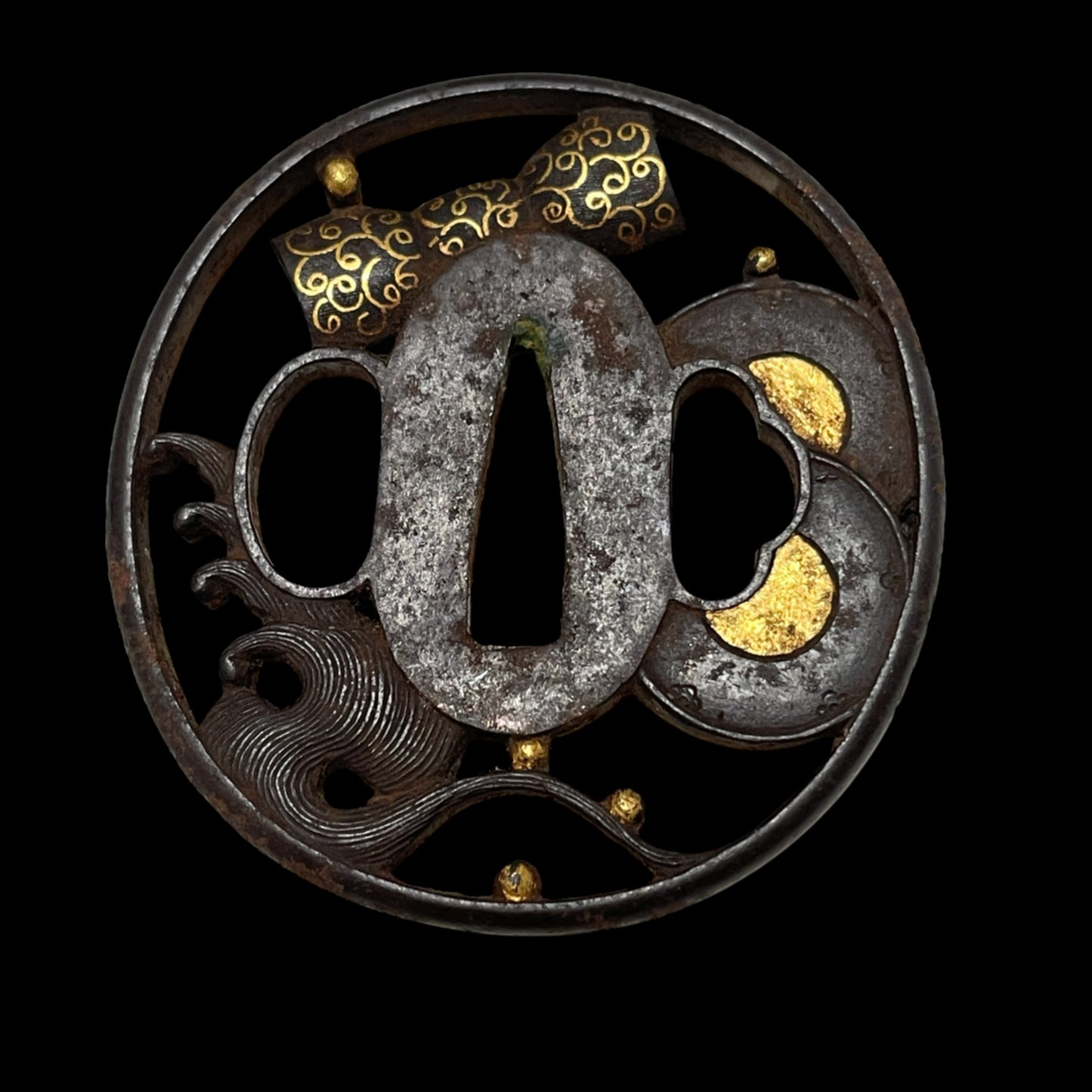 KANMURIOTOSHI 冠落とし TANTO, Kaneuji 兼氏 signed with KOZUKA, Muromachi period