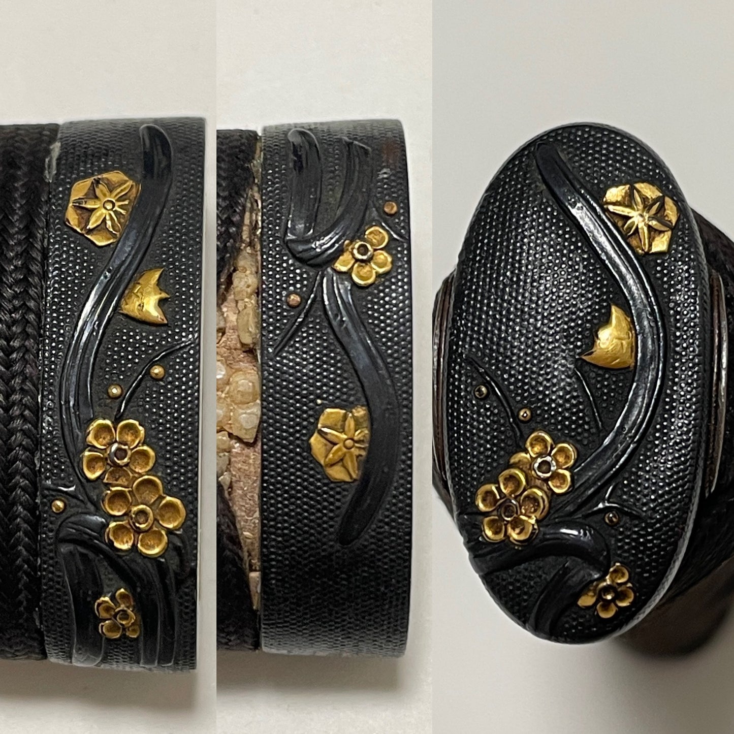 KANMURIOTOSHI 冠落とし TANTO, Kaneuji 兼氏 signed with KOZUKA, Muromachi period