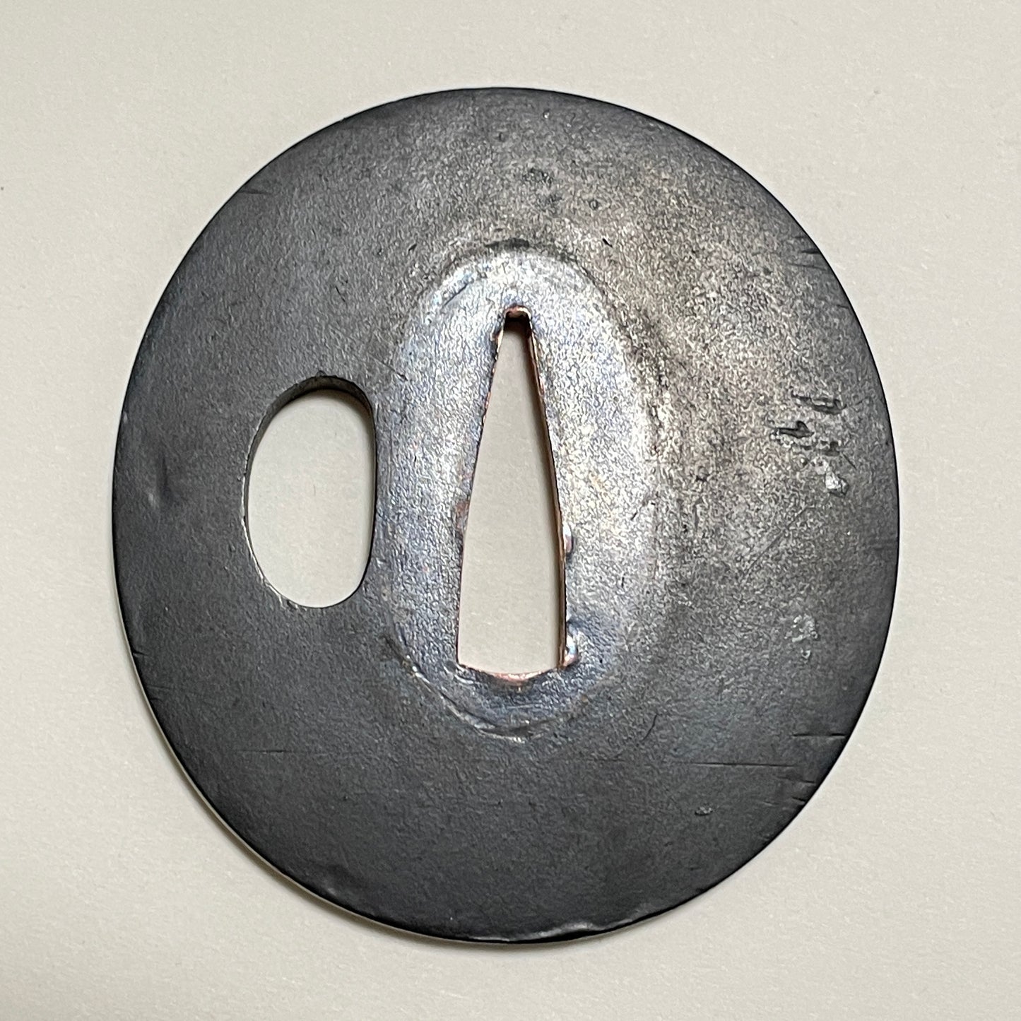 Hou 伯 signed WAKIZASHI, Raimon 雷紋 Kashira, Fuemaki-Zaya 笛巻鞘, Edo period