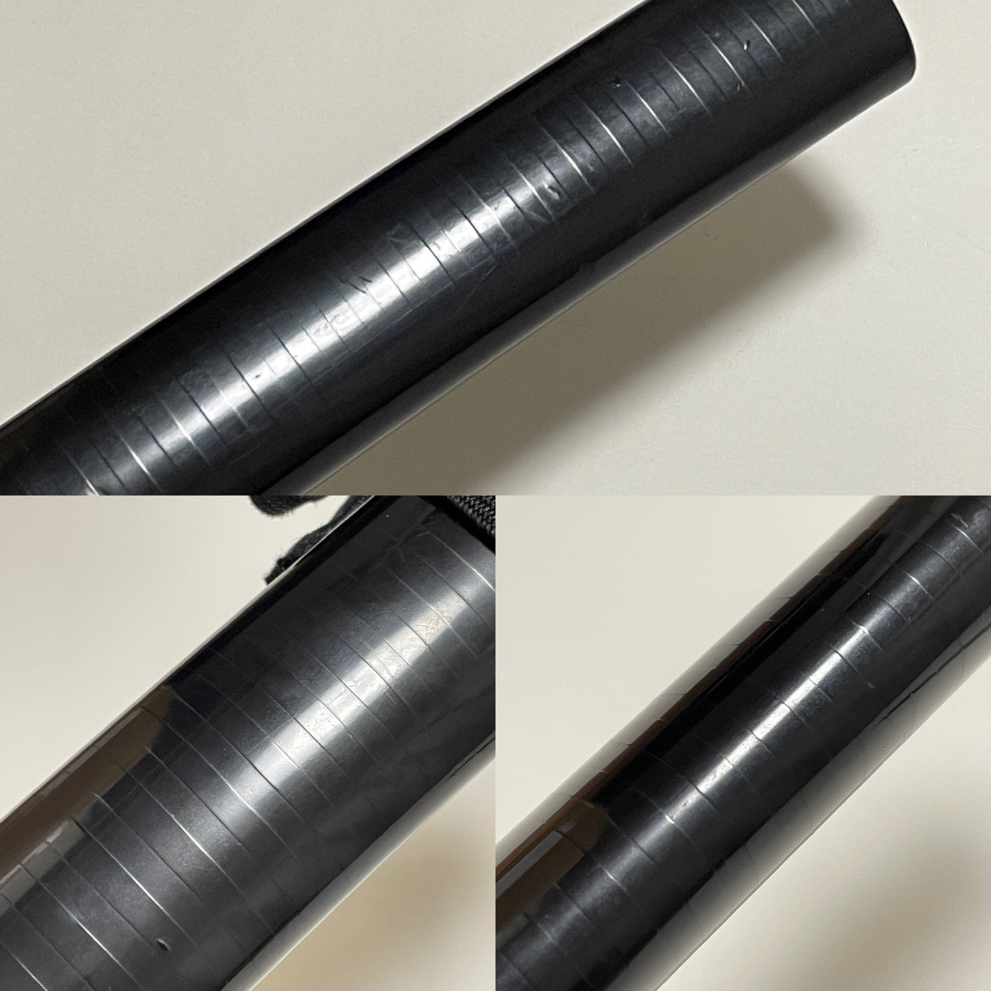 Hou 伯 signed WAKIZASHI, Raimon 雷紋 Kashira, Fuemaki-Zaya 笛巻鞘, Edo period