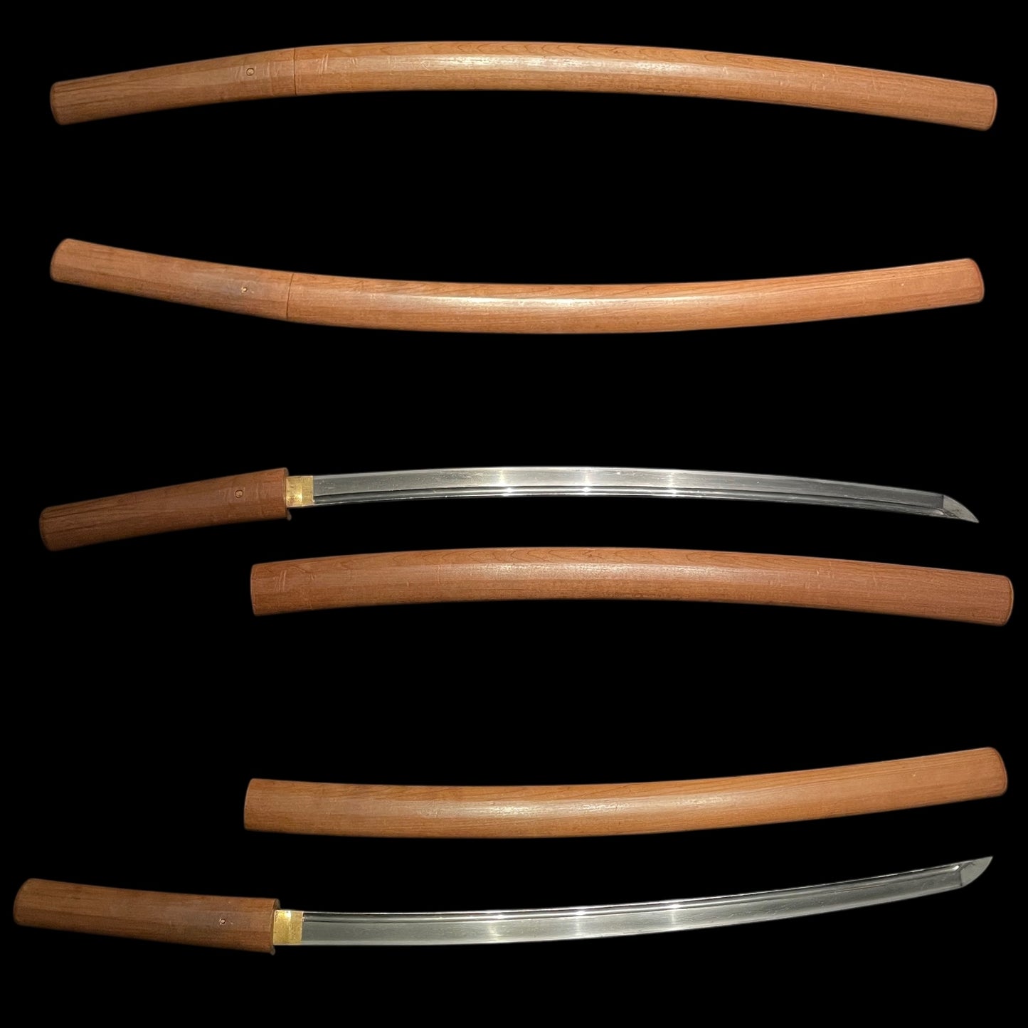 Kakitoshi 掻通し Long WAKIZASHI, KOTO Early Muromachi period, Oosuriage Mumei