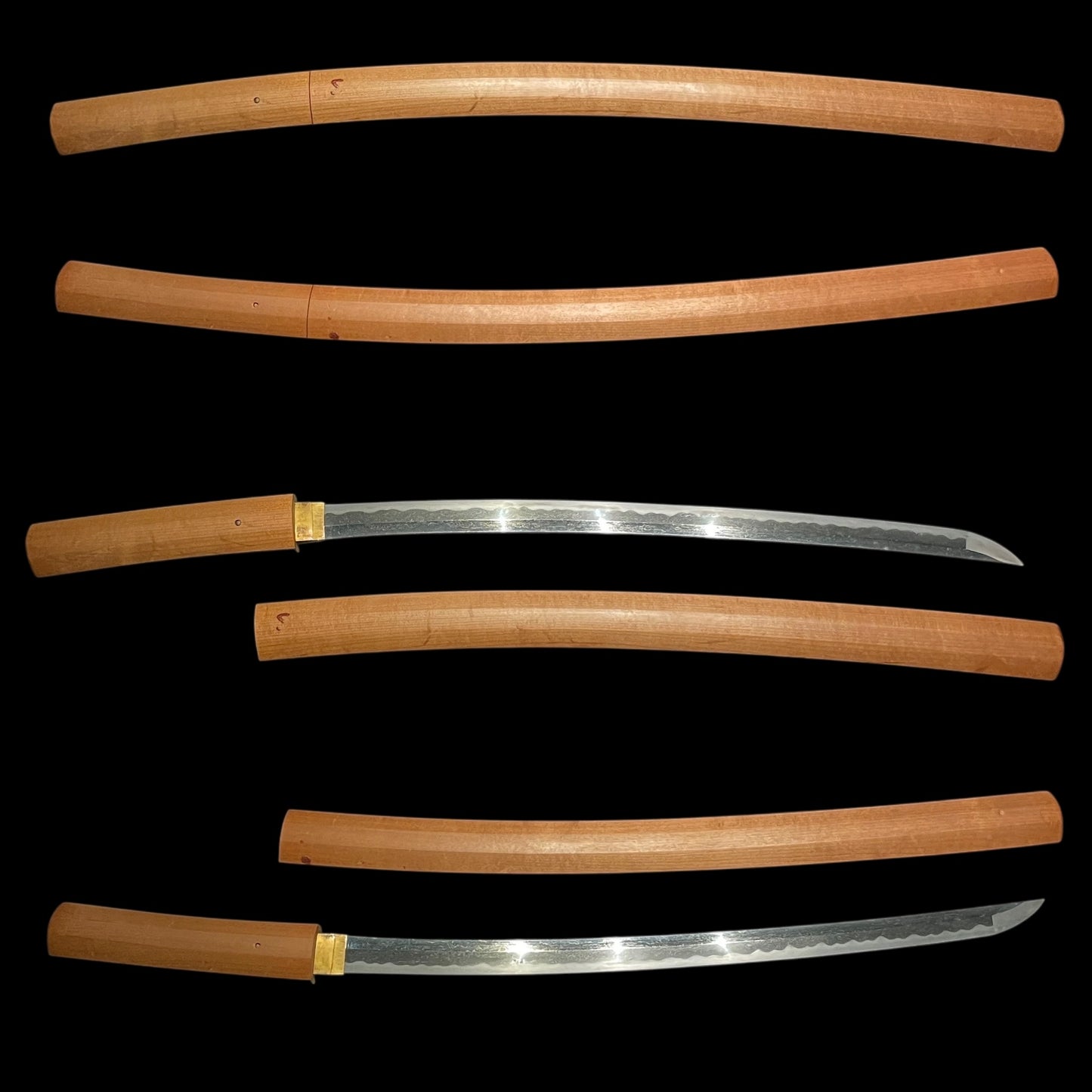 Kane 兼 signed Long WAKIZASHI, Late Muromachi period