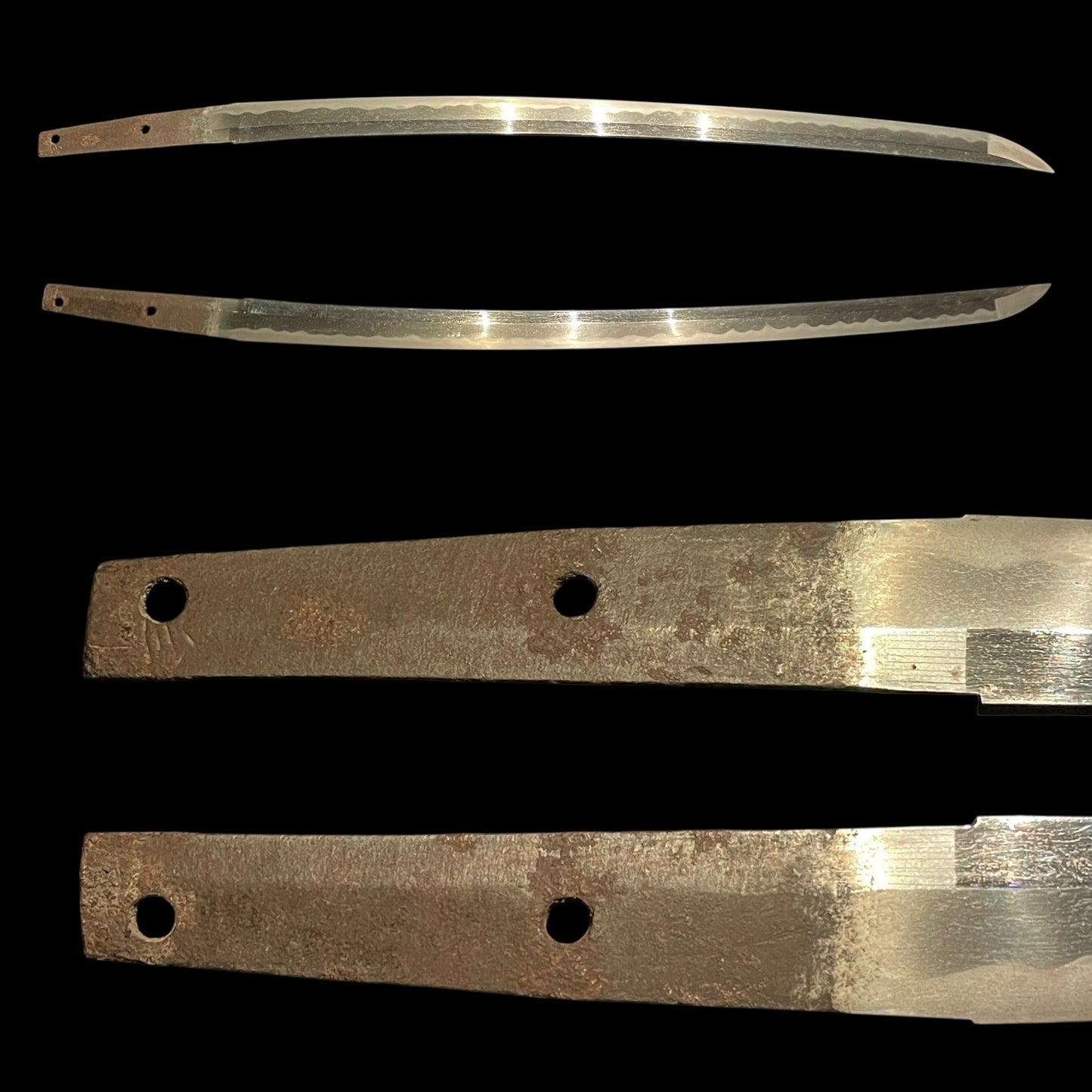 Kane 兼 signed Long WAKIZASHI, Late Muromachi period