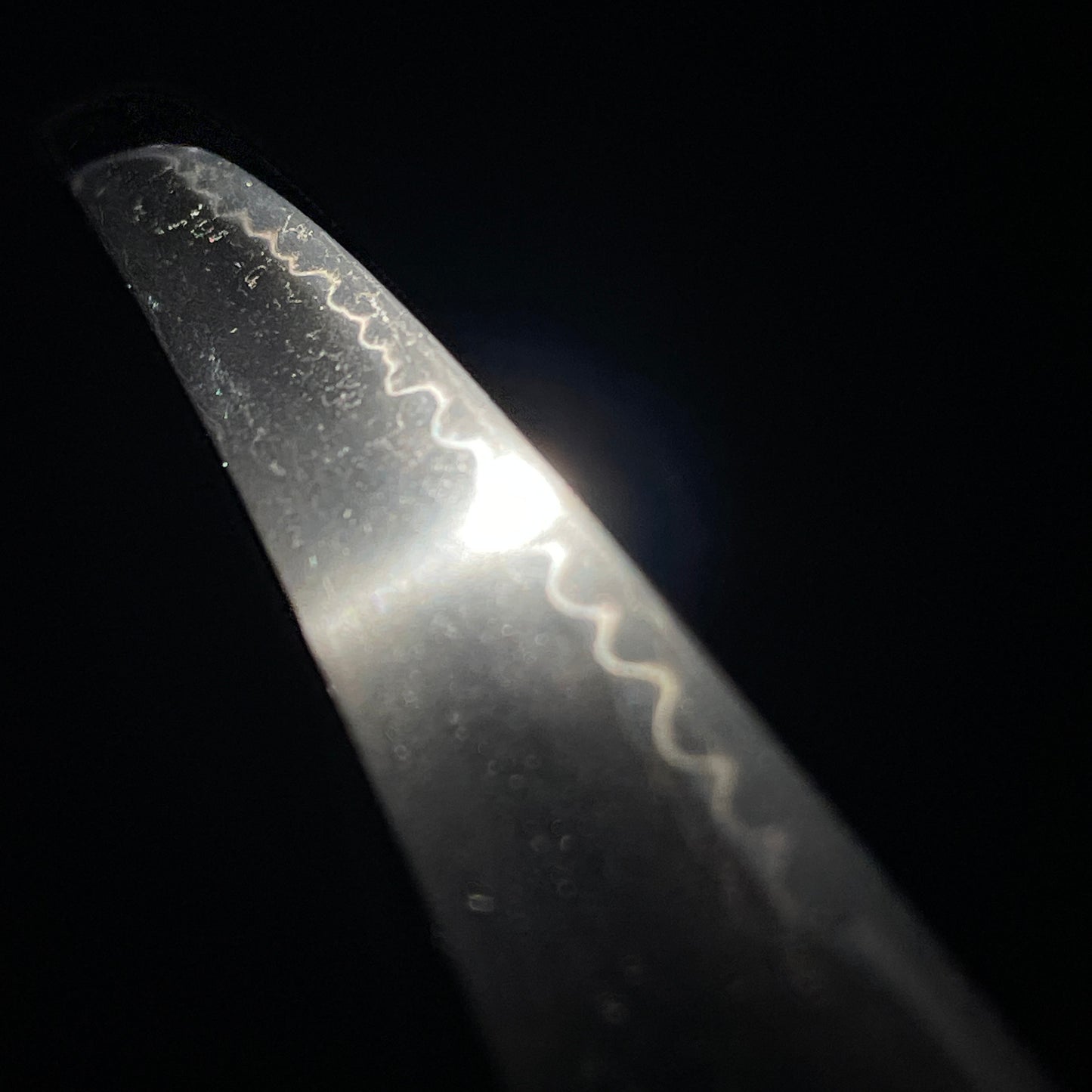 Toshin-Chokoku 刀身彫刻 Poetry sculpture TANTO, Sanjo Munechika 三条宗近 signed