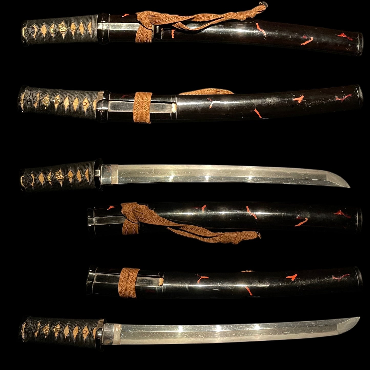 Oosuriage-Mumei Short WAKIZASHI, Aikuchi Koshirae, Edo period mumei