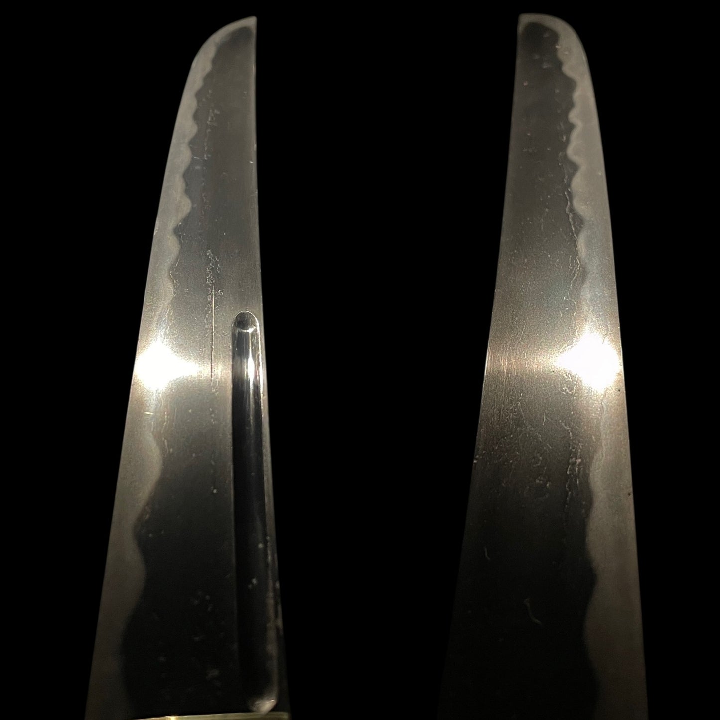 Wide Hirazukuri Sunnob-Tanto 平造寸延短刀,  Soshuju Hiromitsu 相州住広光 signed