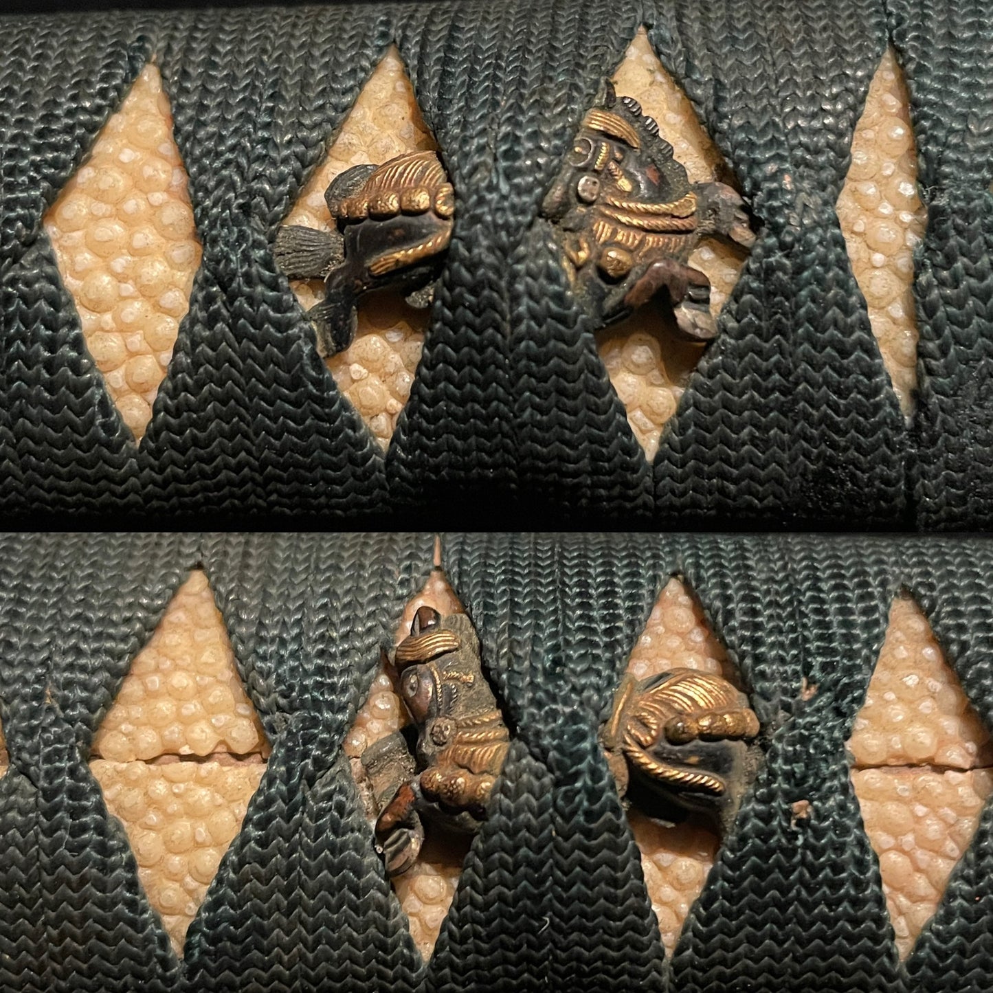 Handachi-Koshirae 半太刀拵 Wakizashi, Munemitsu 宗光 signed, Horse Menuki, Edo period