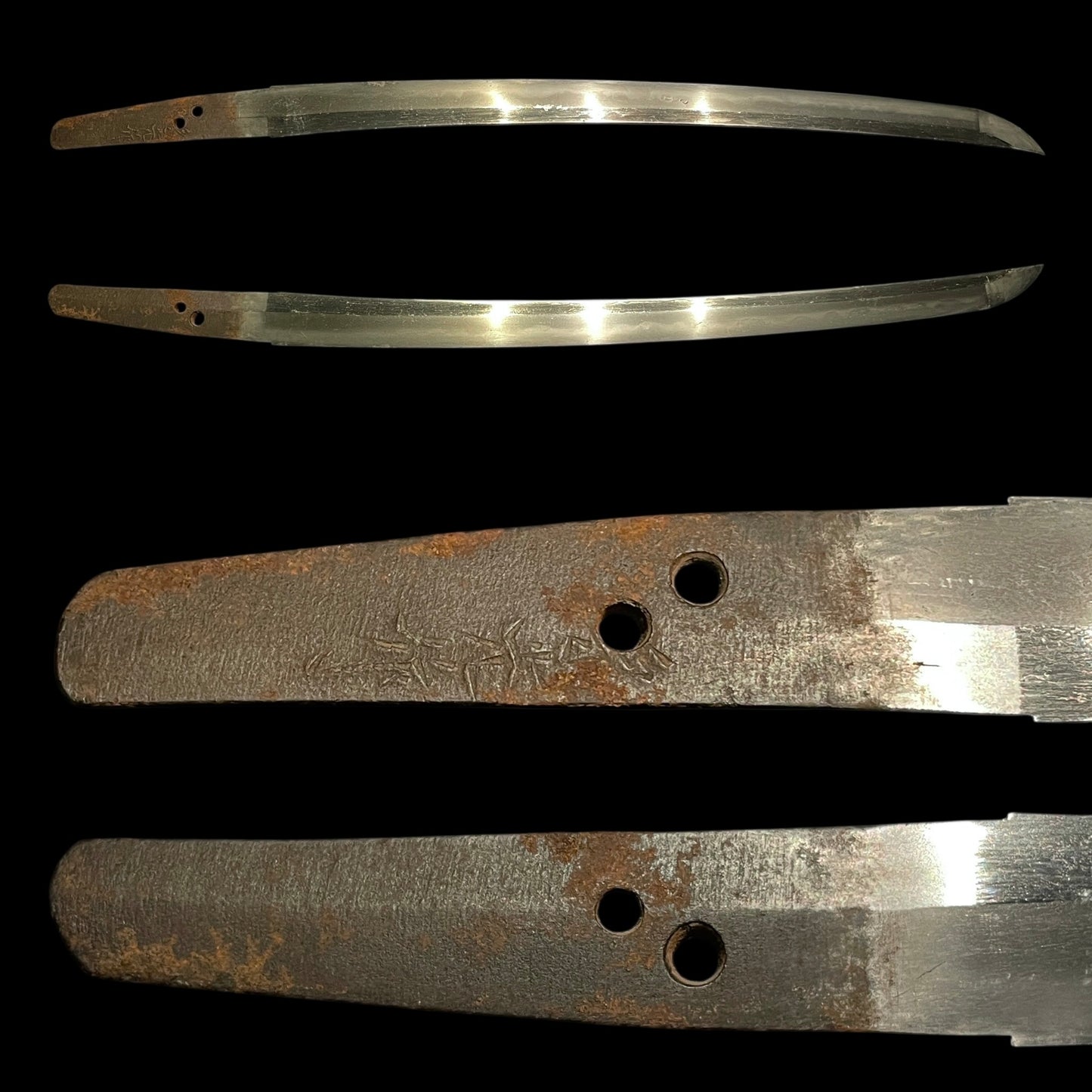 Handachi-Koshirae 半太刀拵 Wakizashi, Munemitsu 宗光 signed, Horse Menuki, Edo period