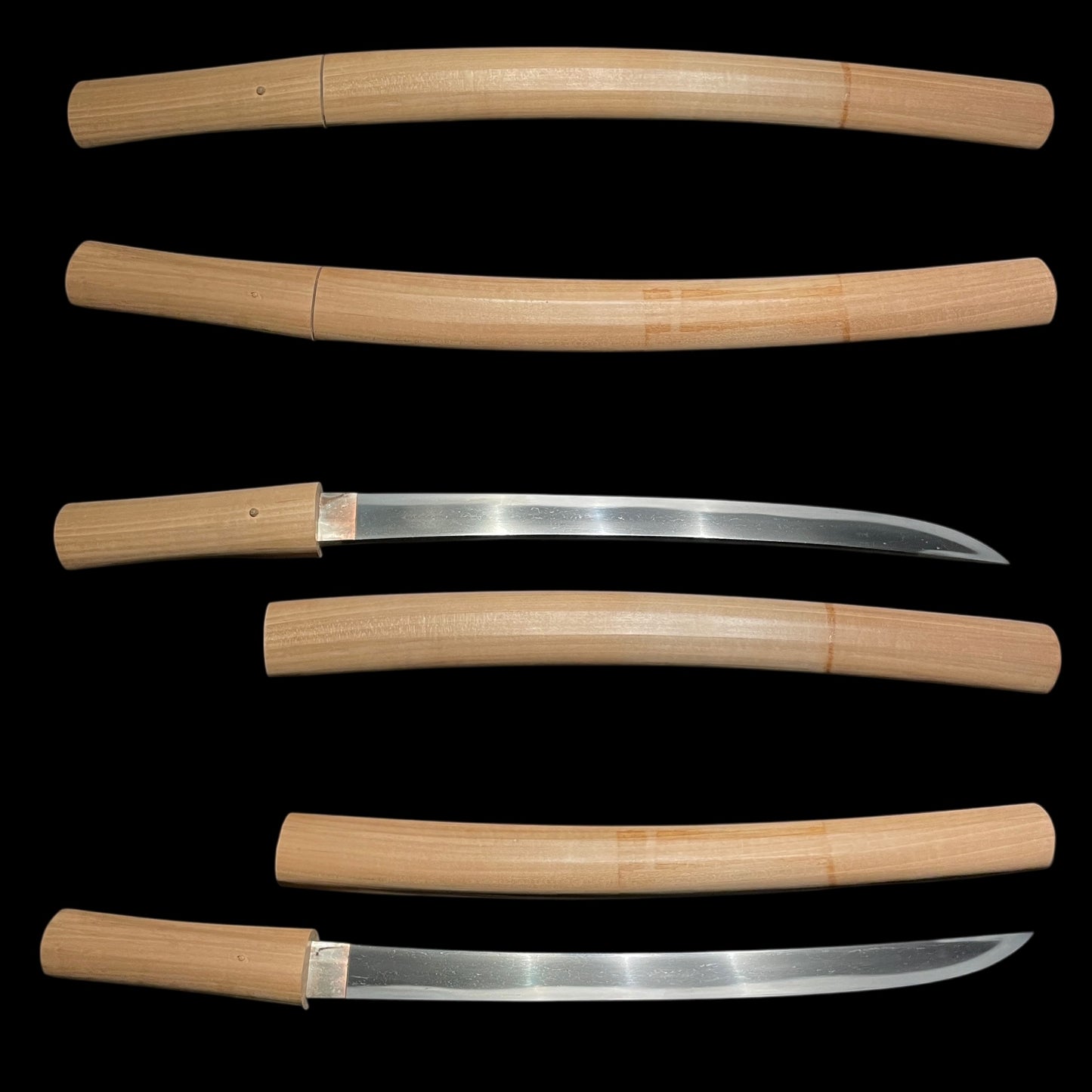 Wide Hirazukuri WAKIZASHI, Echizenkokuju Kanenori 越前国住包則 signed, Edo period