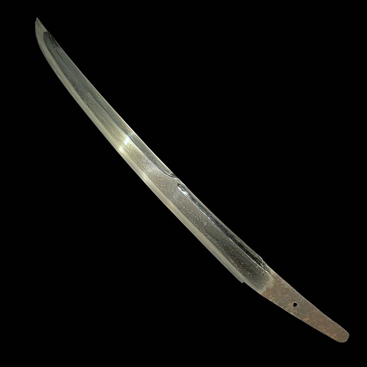 Rare style Unokubi-Zuukri 鵜首造 WAKIZASHI, Masame-Hada 柾目肌, Edo period mumei