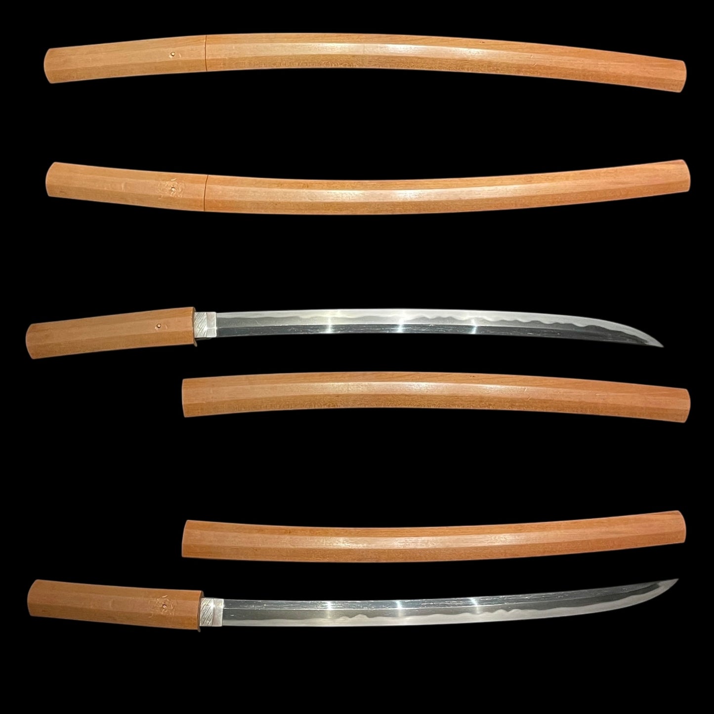 Kai-Mihara 貝三原, Long Shobuzukuri Wakizashi, KOTO Muromachi period