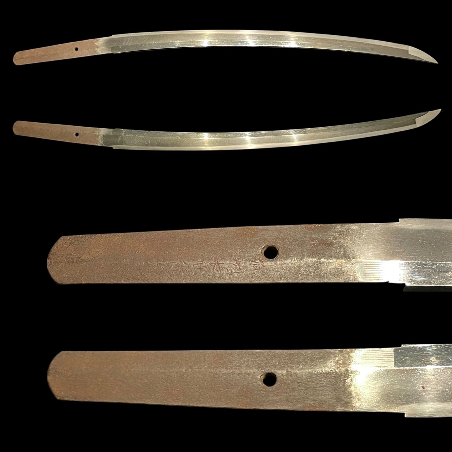 Bishuosafune Yukimitsu 備州長船行光 signed WAKIZASHI,Buffalo Menuki and Gourd Tsuba