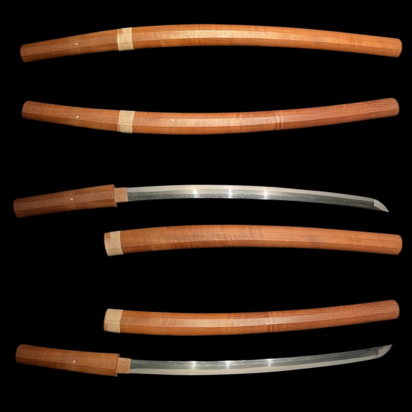 Koresuke 是助 signed WAKIZASHI in Shirasaya, 478mm (18.82 in.)