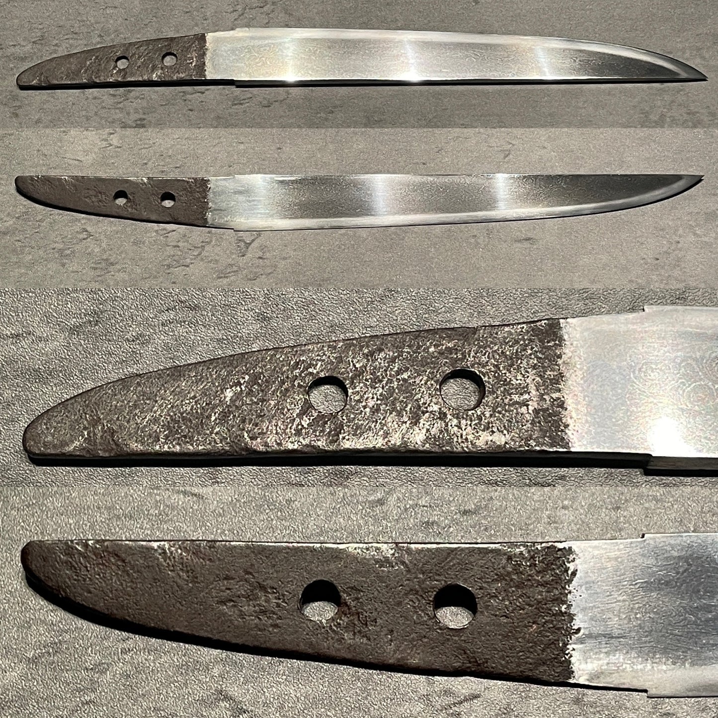 HADAMONO 肌物 Rozaya TANTO 呂鞘短刀, Sue-Mihara, NBTHK Certificate, Muromachi period