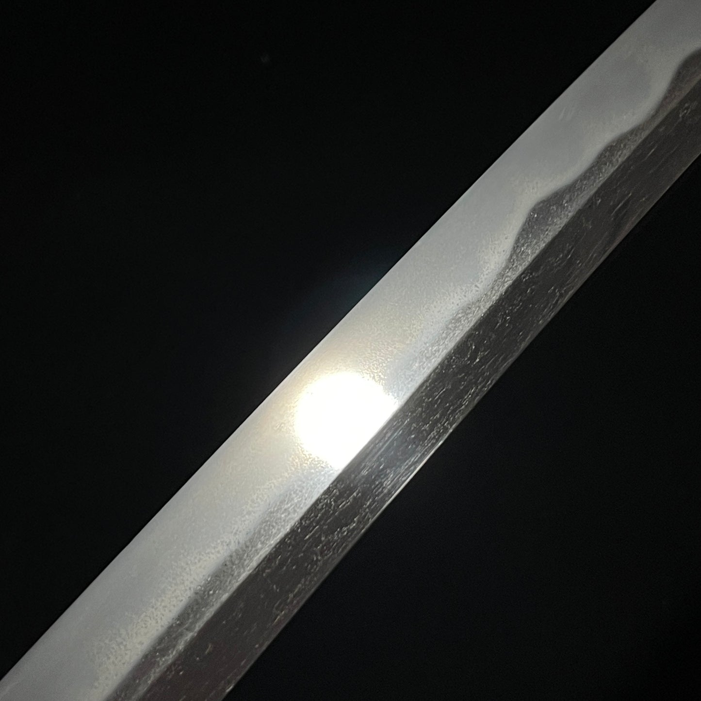 Wide Hamon Long Wakizashi, Edo period mumei, Nagasa 542mm(21.34in)