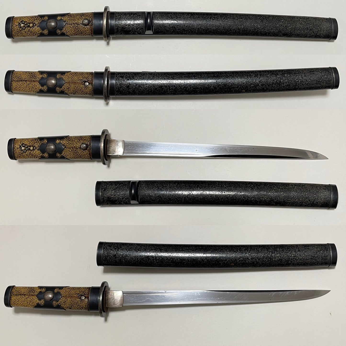 YOROIDOSHI 鎧通し TANTO, Shakudo Fittings, Muromachi period mumei
