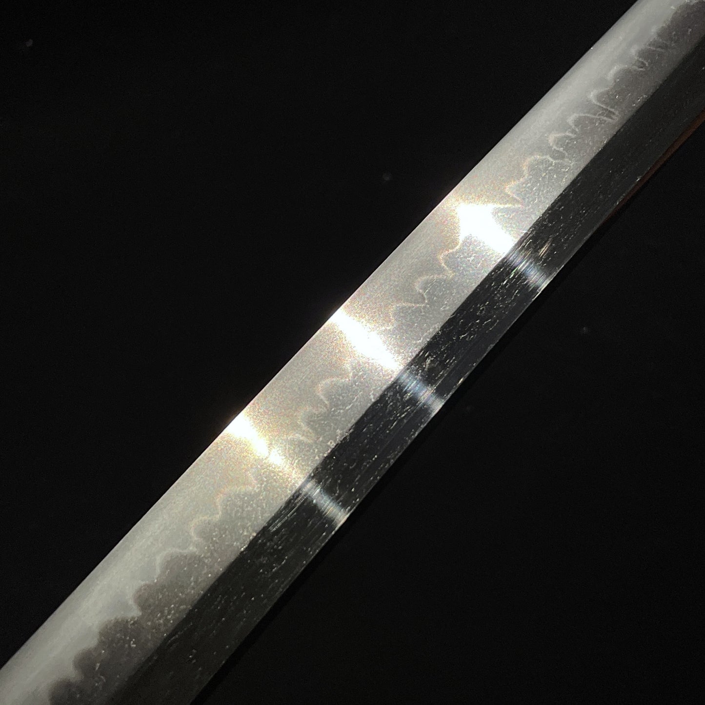 Ganmaku Ujinobu 岩捲氏信 signed Rugged Long WAKIZASHI in Shirasaya