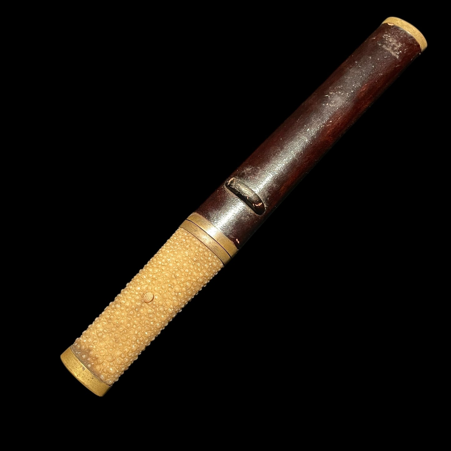 Hirasankaku-Yari 平三角槍 in Tanto Koshirae, Sho 正 signed, Edo period
