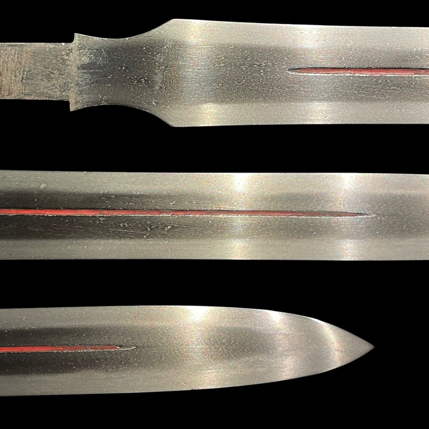 Hirasankaku-Yari 平三角槍 in Tanto Koshirae, Sho 正 signed, Edo period