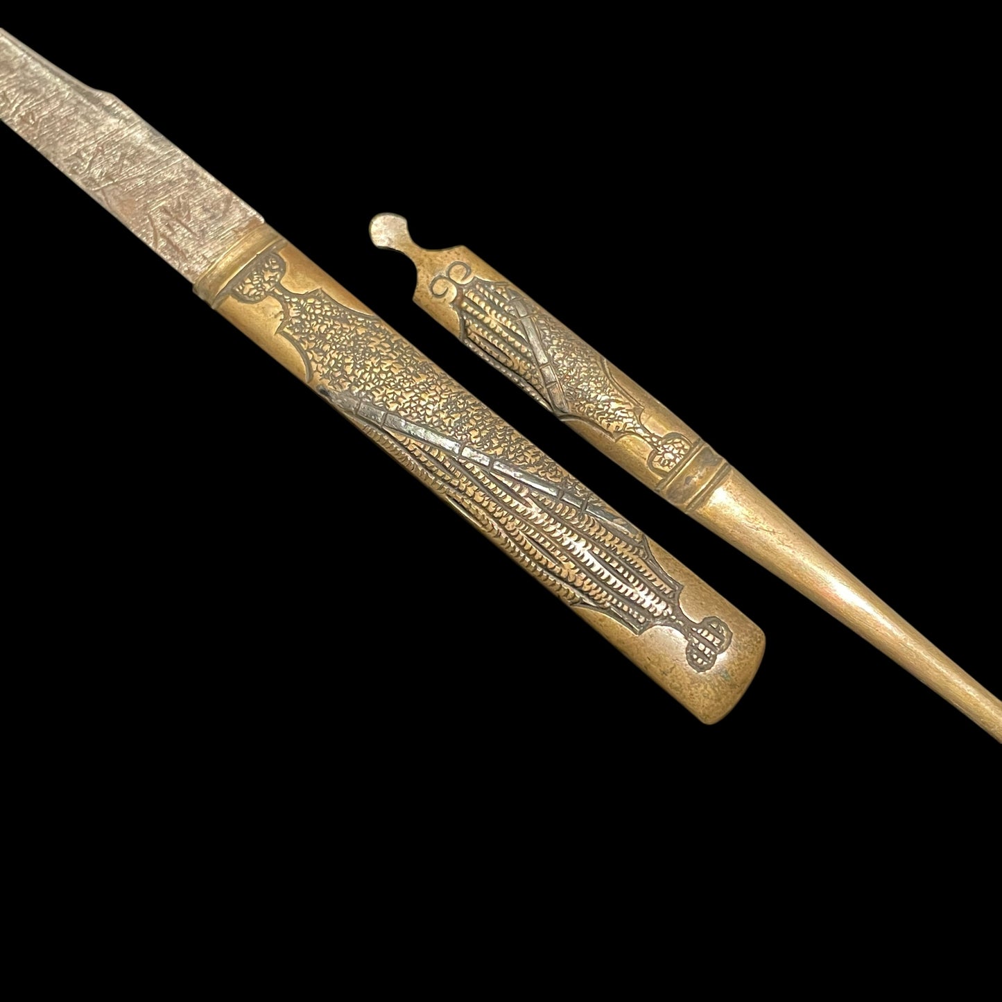 Red TANTO Matsushiro Koshirae 松代拵, with Kozuka Kogai, Late edo period