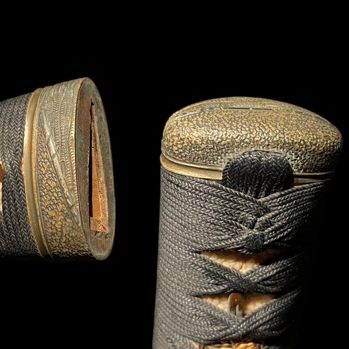 Red TANTO Matsushiro Koshirae 松代拵, with Kozuka Kogai, Late edo period