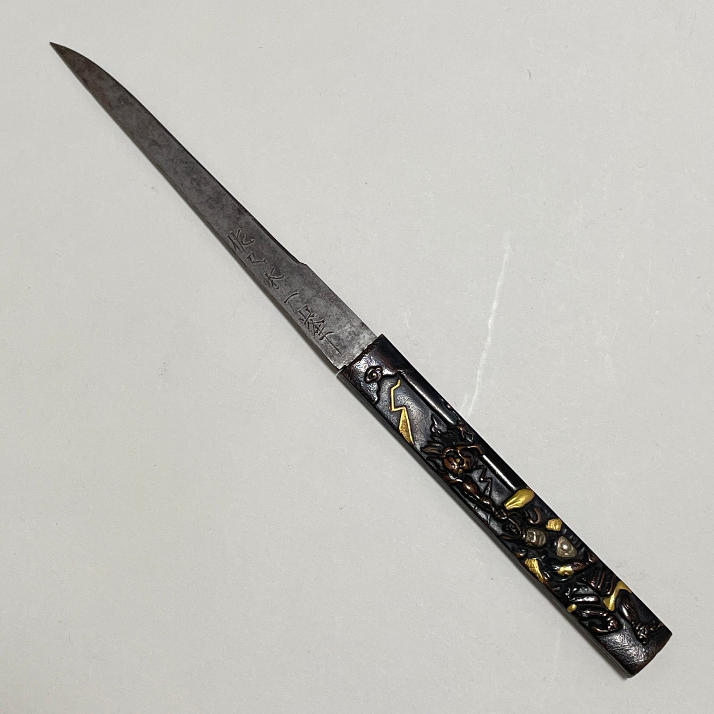 NAGINATANAOSHI-ZUKURI 薙刀直し造 WAKIZASHI, Yamashironokami Kunishige 山城守国重 signed