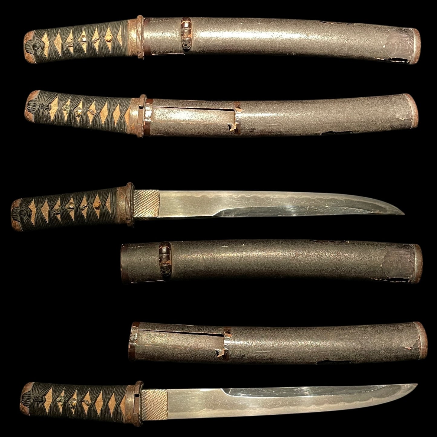 UNOKUBI-ZUKURI TANTO 鵜首造短刀, Thick blade, Edo period mumei