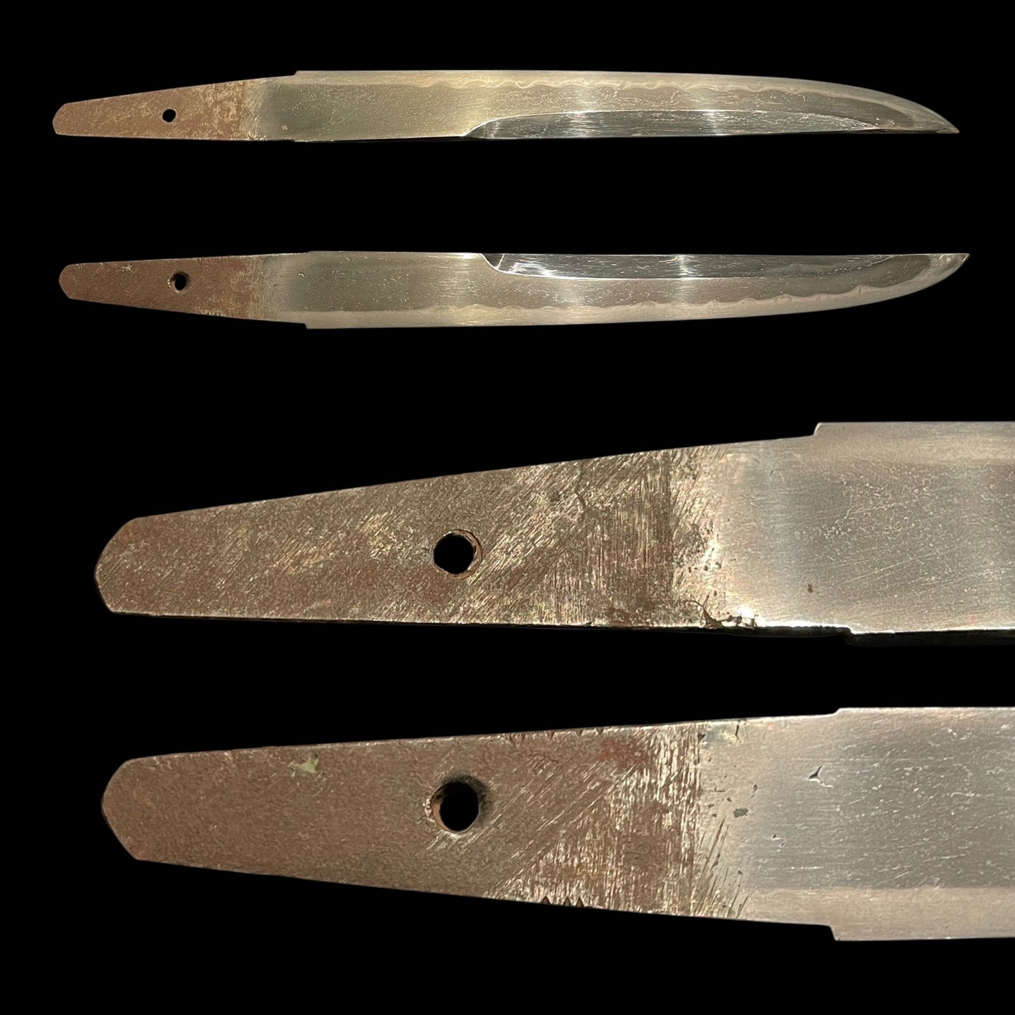 UNOKUBI-ZUKURI TANTO 鵜首造短刀, Thick blade, Edo period mumei
